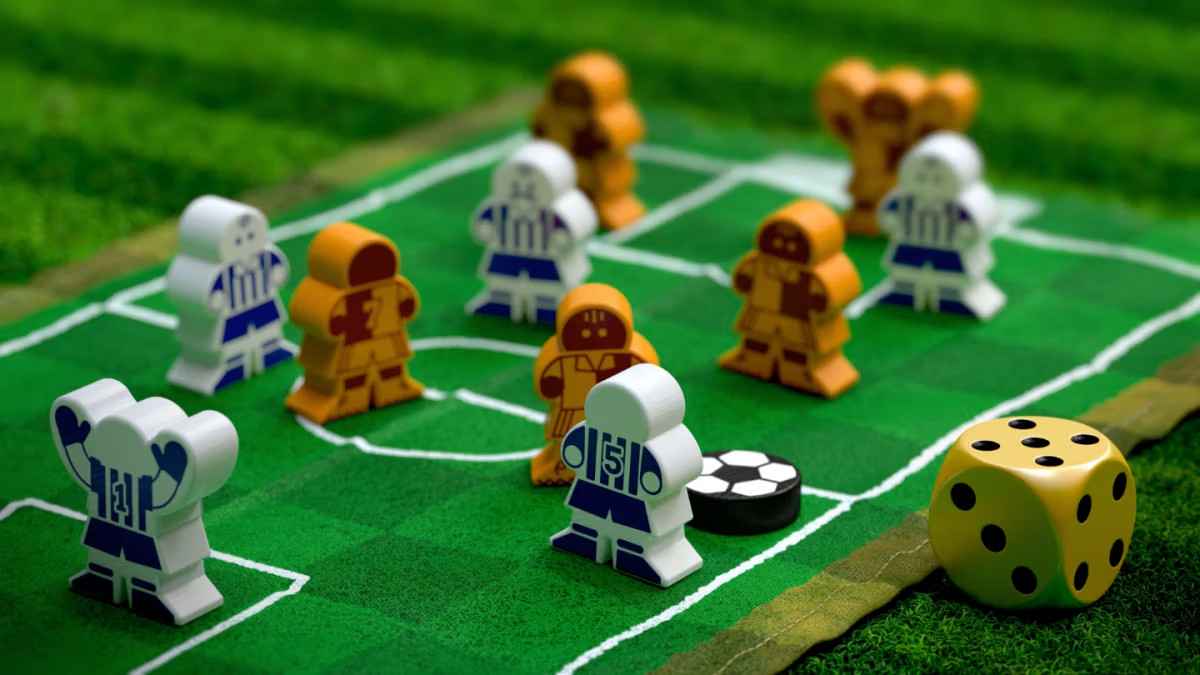 Golden Goal Board Game Allplay DL25082EN Soccer Small Pocket Tiny 2 Player Fast