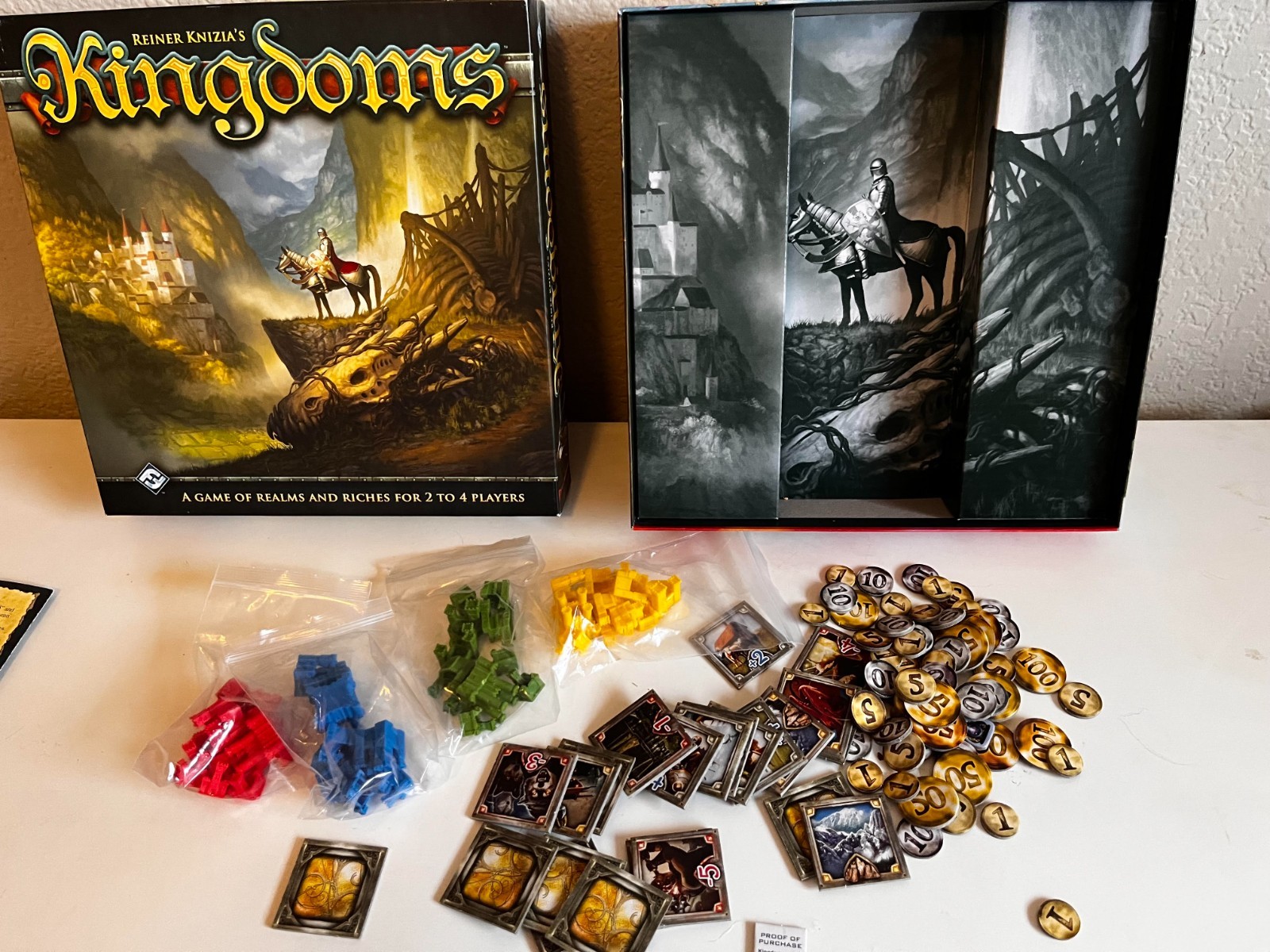 2011 Kingdoms By Fantasy Flight Games & Reiner Knizia Verified Complete FFG