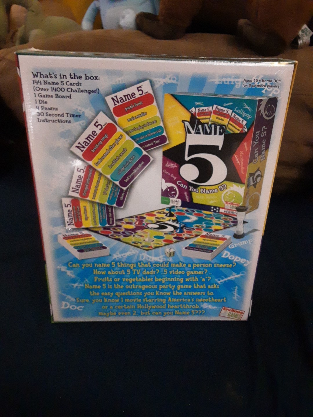 “Take 5” By Endless Games Ages 12+ For 2 Or More Players