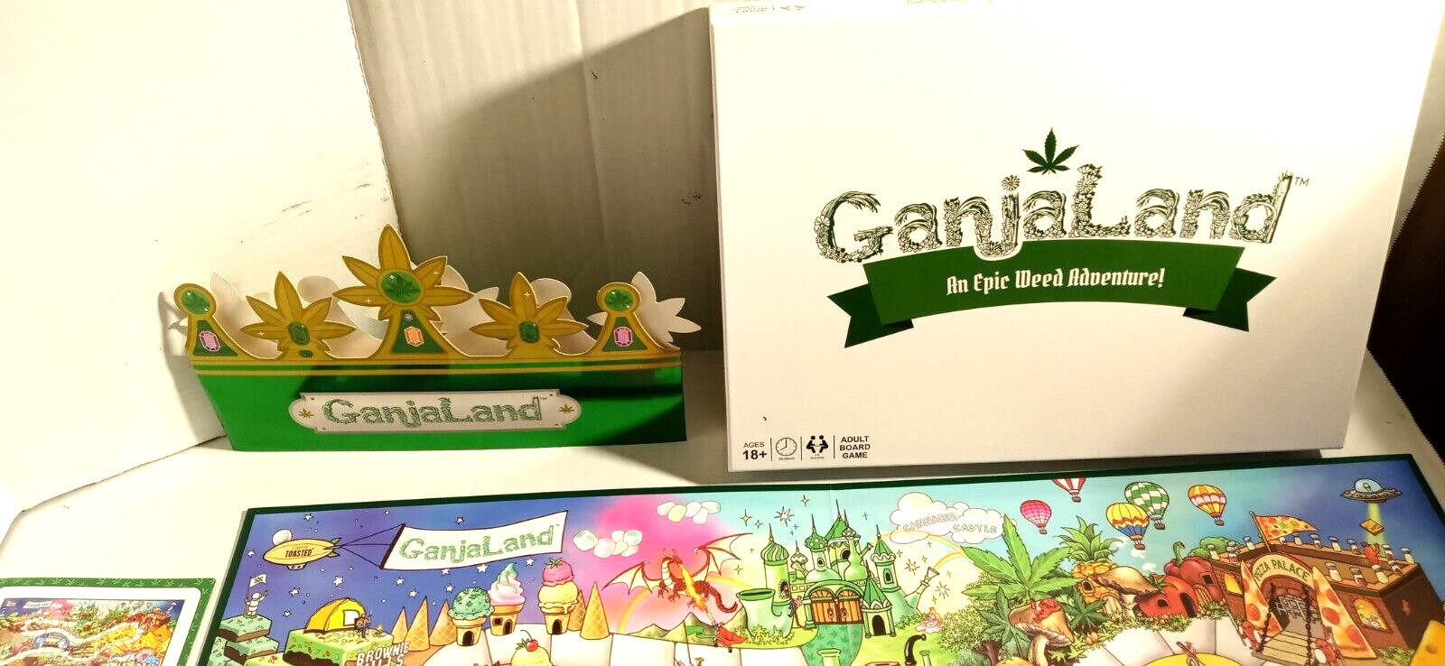 Ganjaland Board Game: An Epic Weed Adventure for Adults