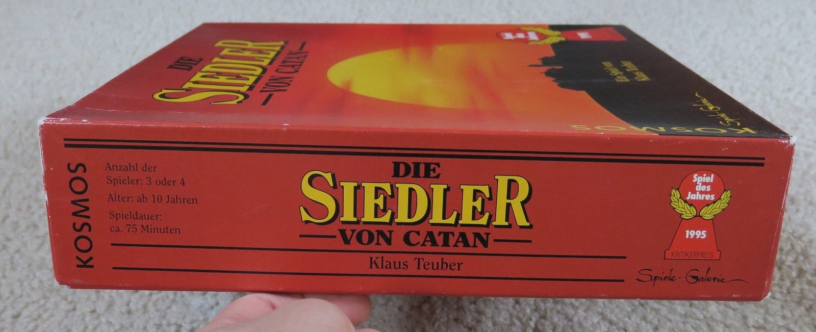 Kosmos Die Siedler von Catan Basisspiel Brettspiel Holz Klaus Teuber 1995 kult