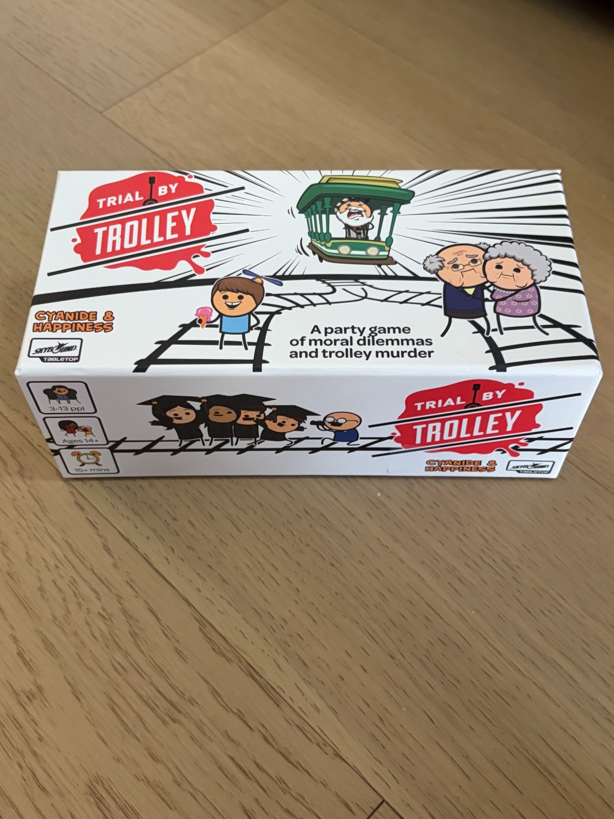 Skybound Trial by Trolley Moral Dilemma and Murder Party Game – SKY4214