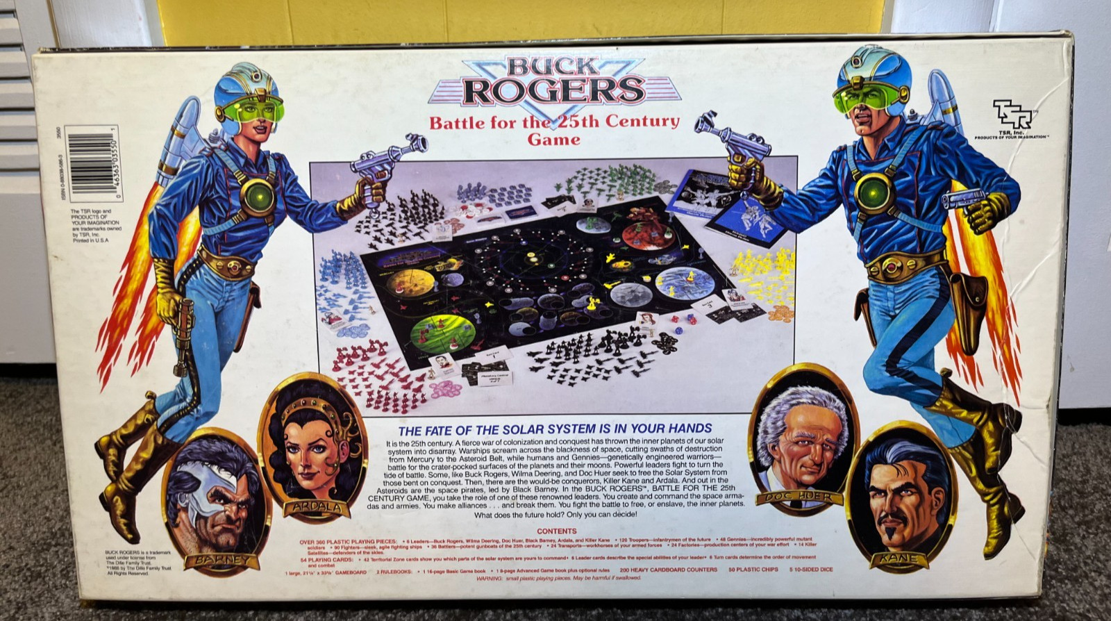 Buck Rogers – Battle for the 25th Century Board Game TSR Box OK/Components VG