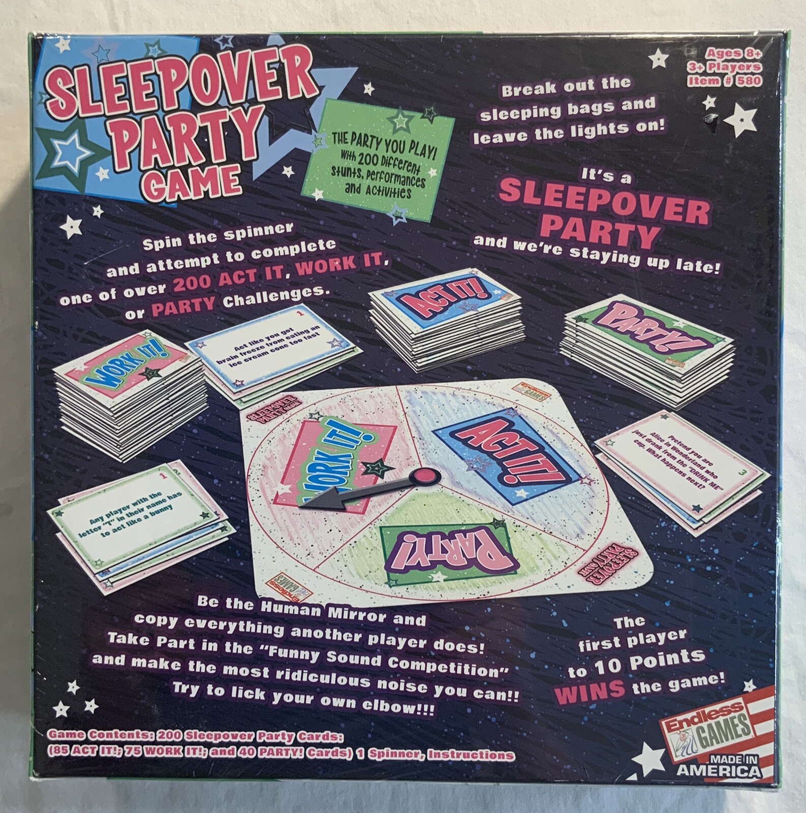Sleepover Party Game The Party You Play Stunts Performances Activities Girls