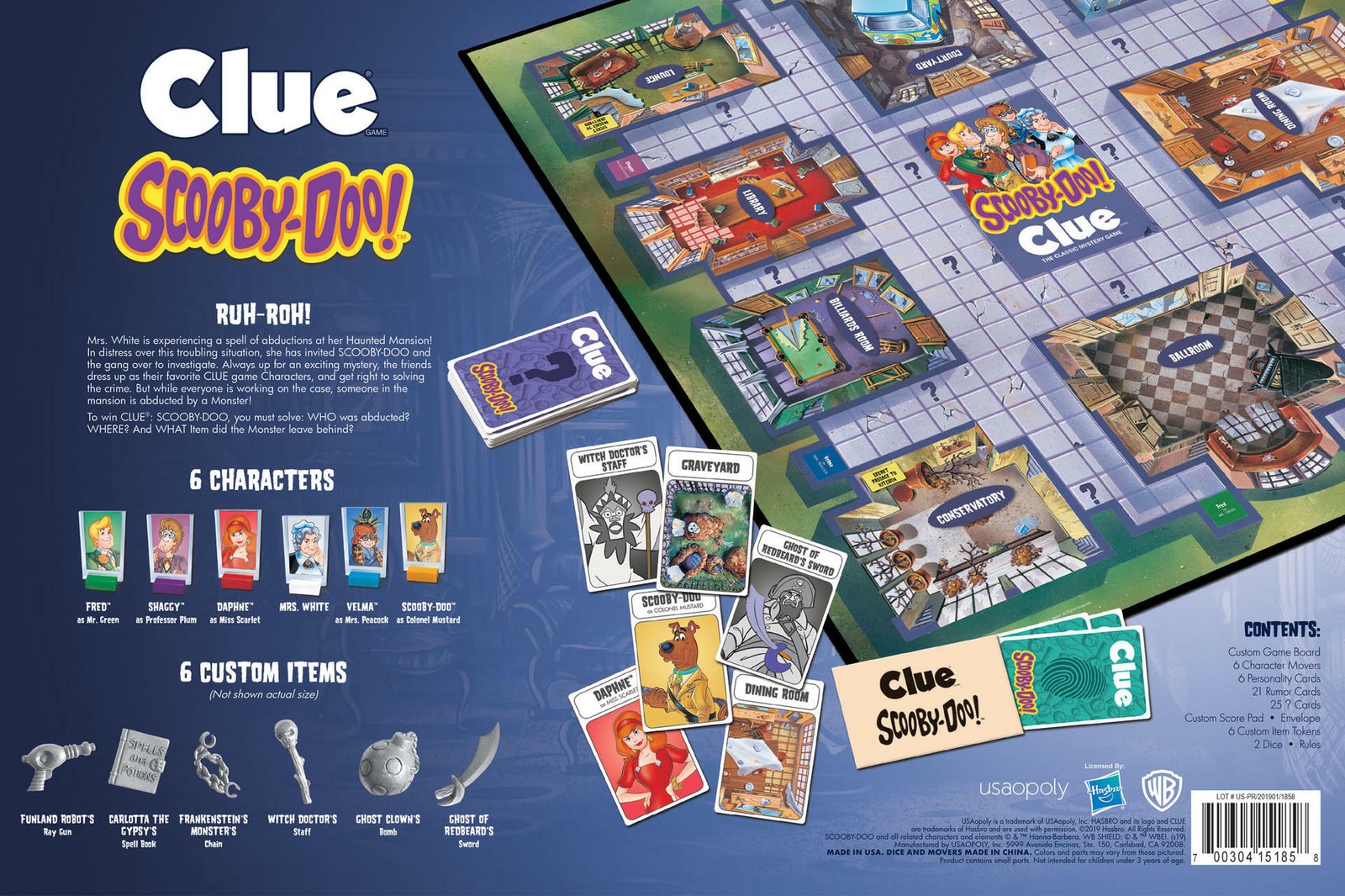 CLUE: Scooby-Doo! Board Game | The Classic Mystery Game