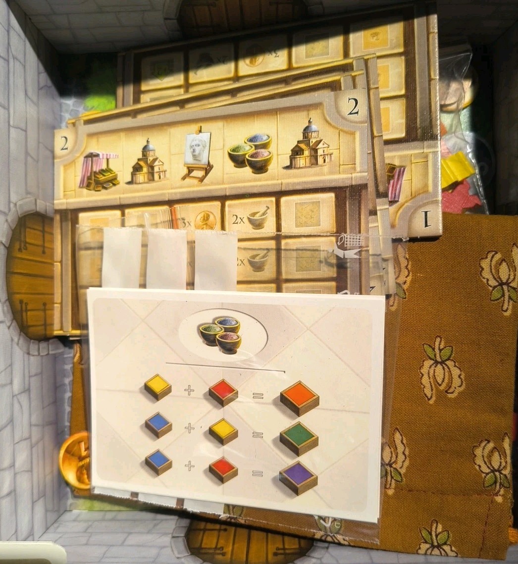 Fresco Board Game Queen Games Renaissance Strategy Award-Winning FREE SHIPPING