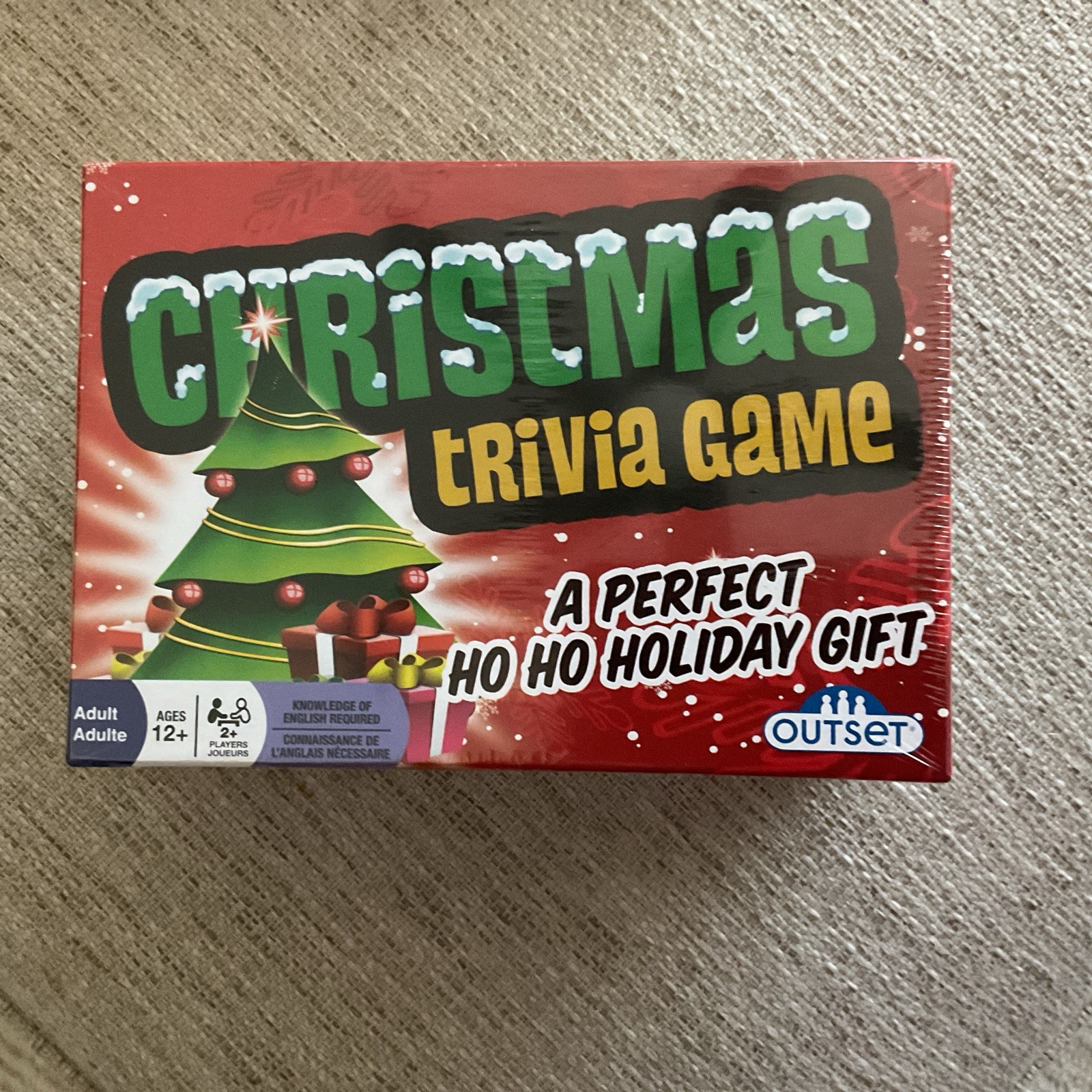 NEW set of 2 Christmas Charades & Trivia Games – Holiday Party Game Fun
