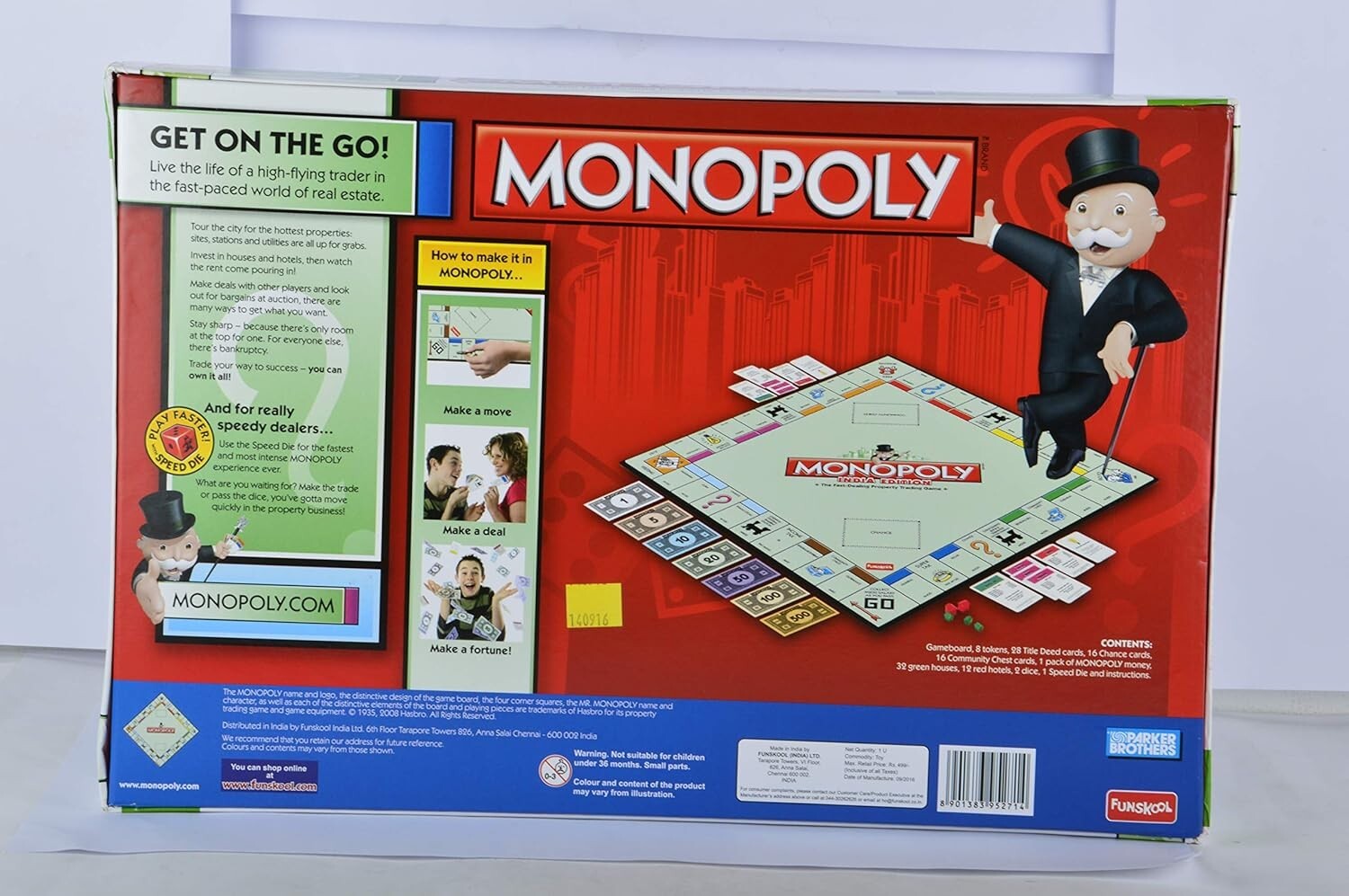 Funskool Games Monopoly India Edition Family – 8+ Years