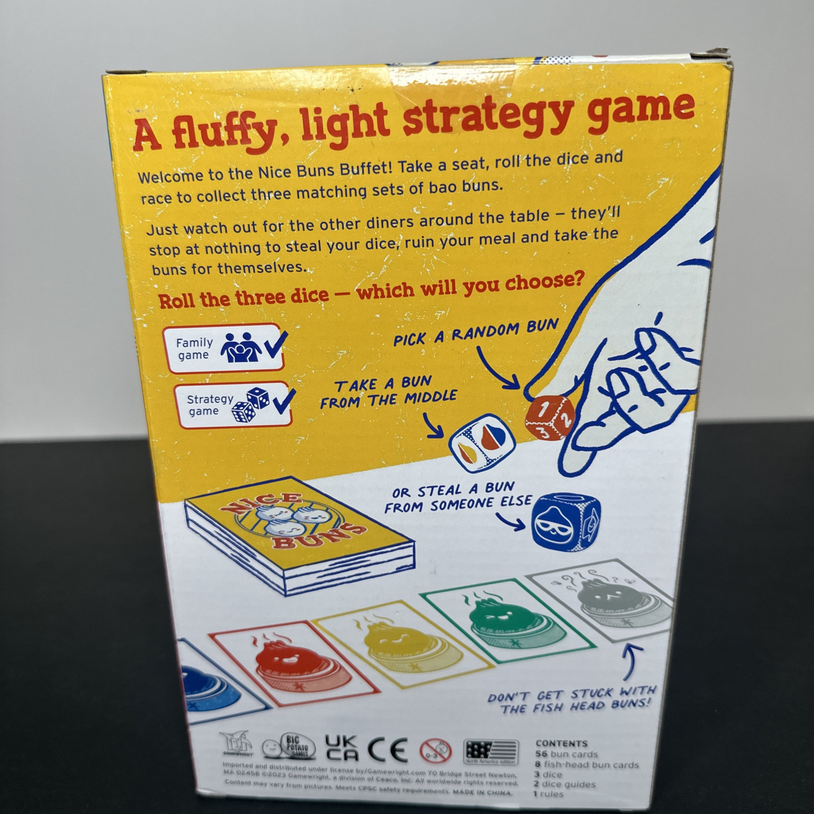 Nice Buns Game by Big Potato Games Game Night Heroes – BRAND NEW FACTORY SEALED!