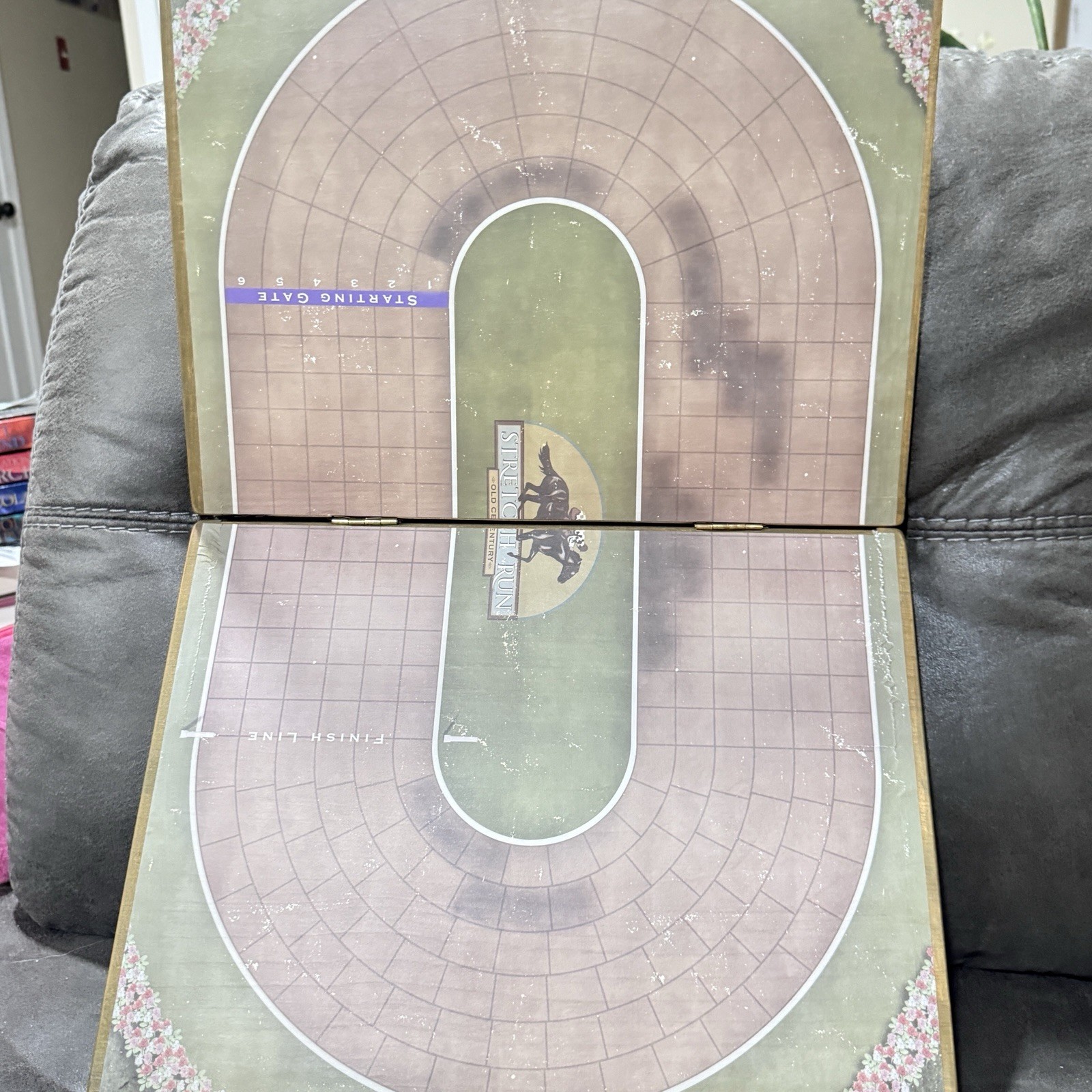 Front Porch Old Century Stretch Run Horse Racing Board Game