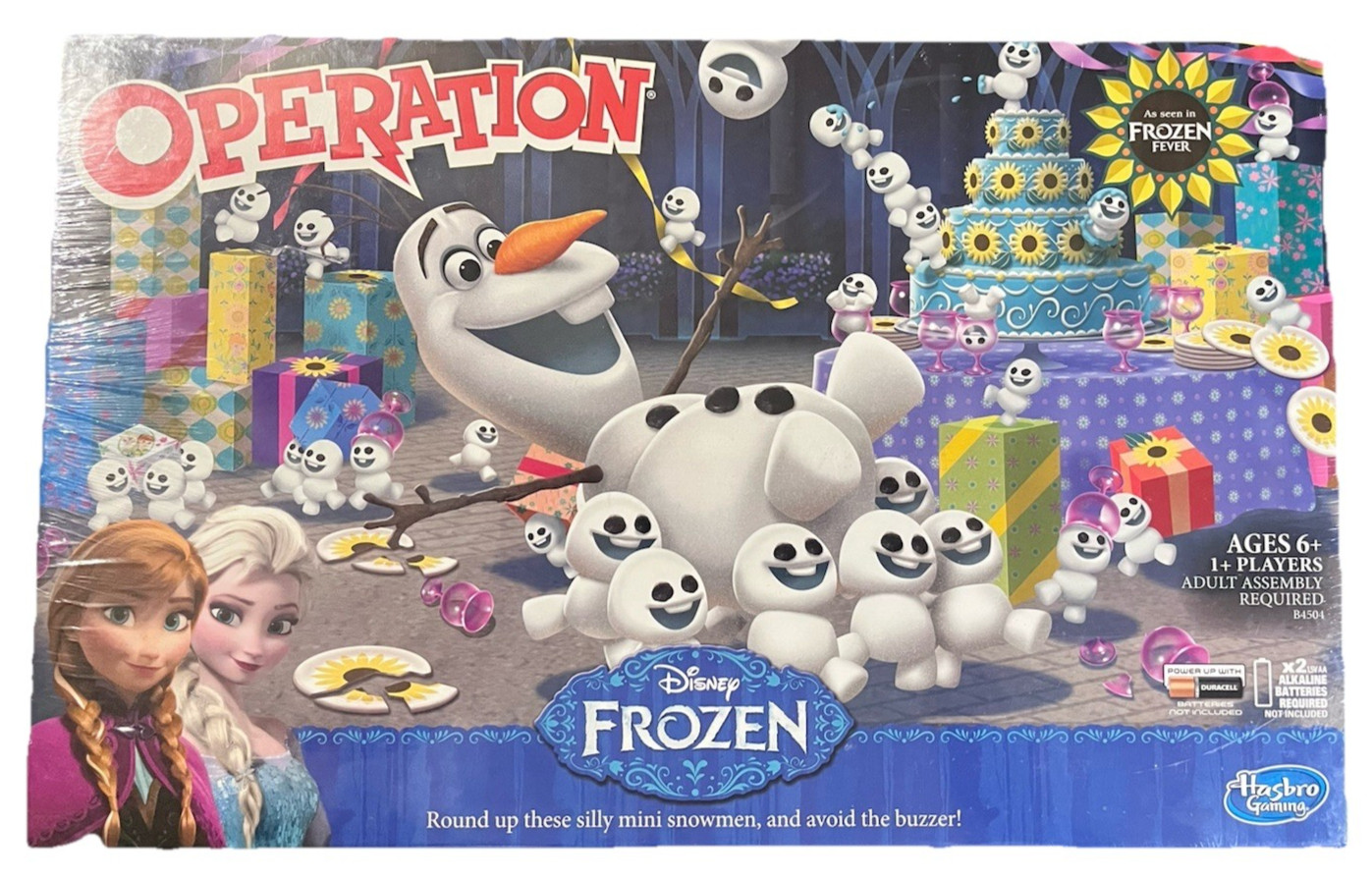 Hasbro Disney Frozen Olaf Operation Board Game 2014 B4504 New Factory Sealed