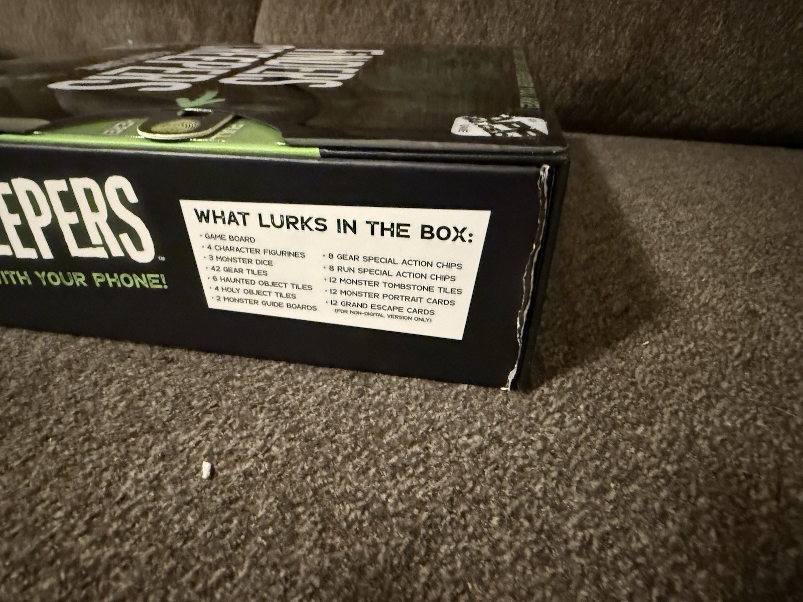 New Finders Creepers Board Game 2-4 Players 8+ 30-40 Mins Damage Box See Pic.￼