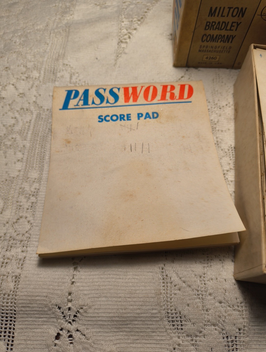 Password Board Game Milton Bradley #4260 Vintage TV Show Game 1962