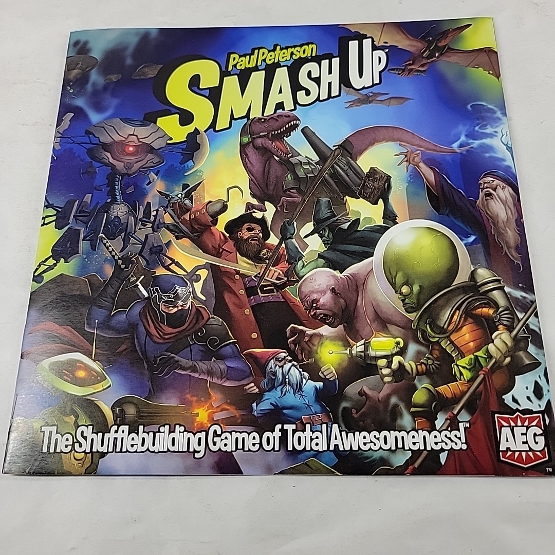 Smash Up Card Game (AEG) 1st Edition Core Set CIB Fun / Adults & Teens COMPLETE