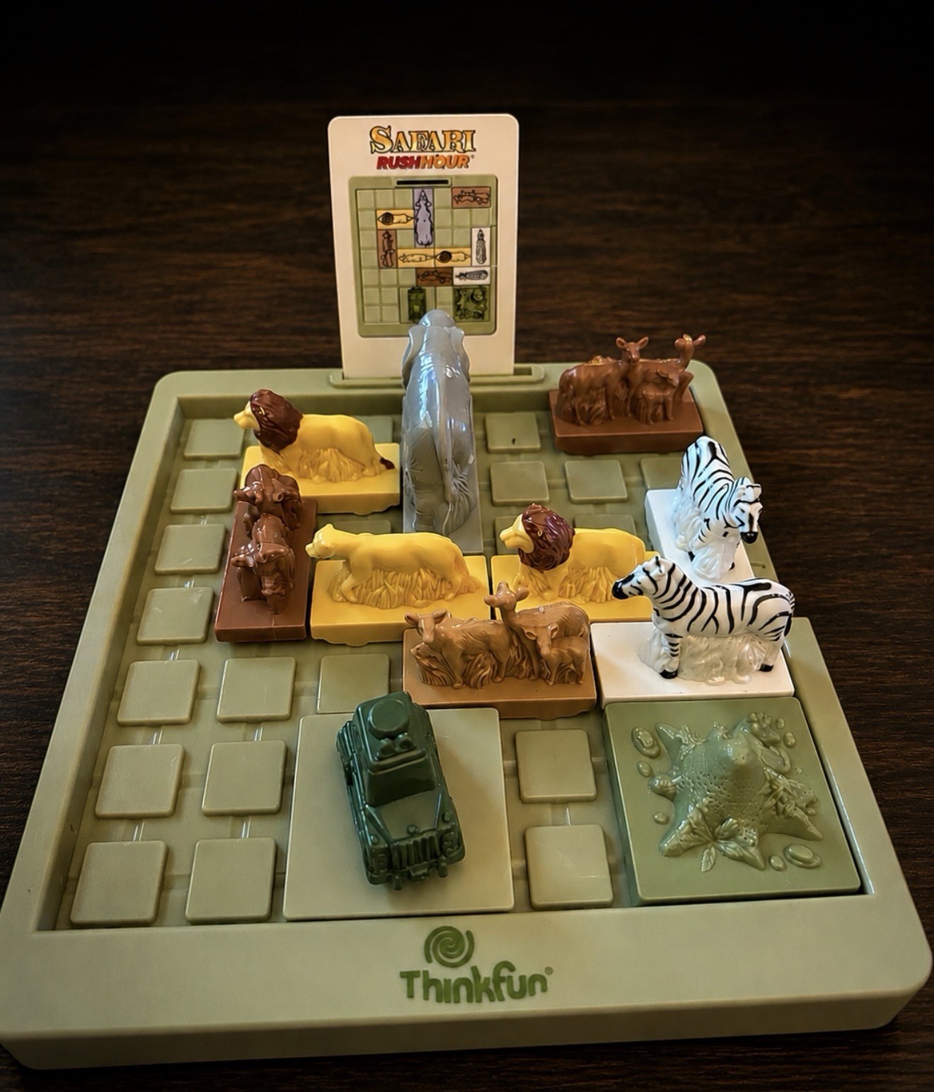 Vintage Safari Rush Hour Jungle Escape Game 2007 Challenge Puzzle Complete Read