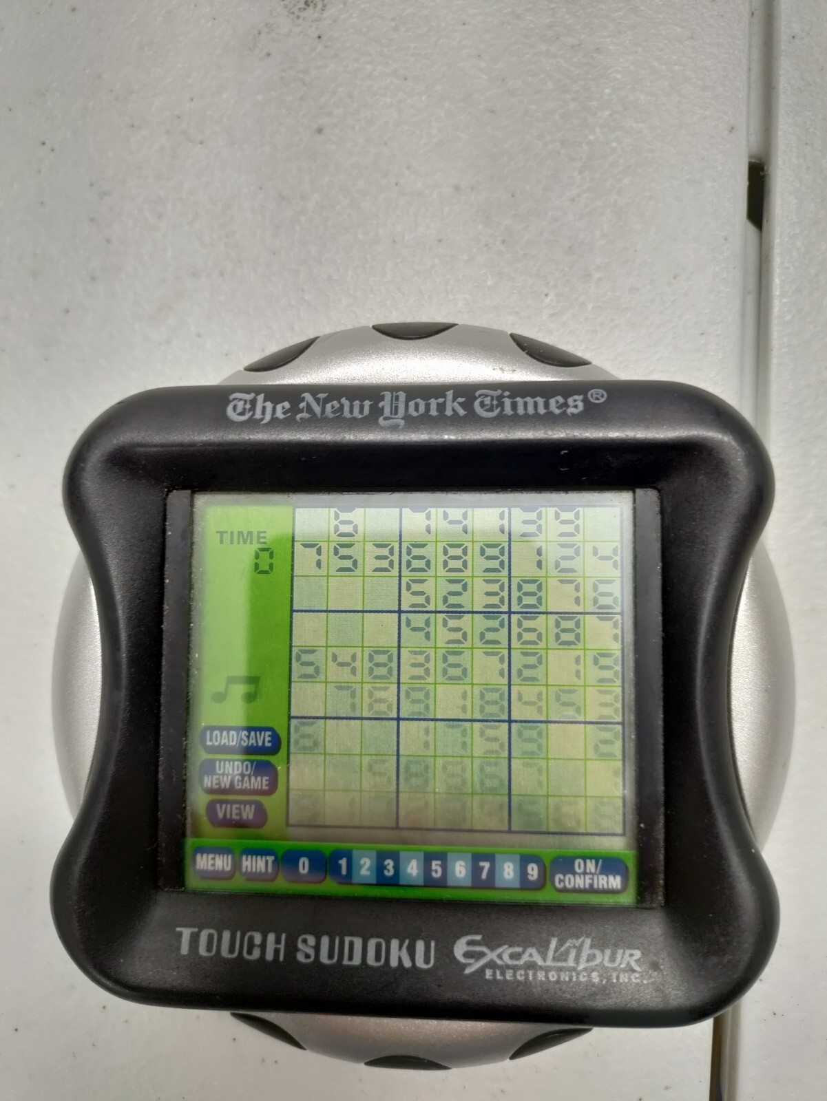 Sudoku Travel Puzzle Touch Screen Excalibur NY Times 53 2006 TESTED/Batteries