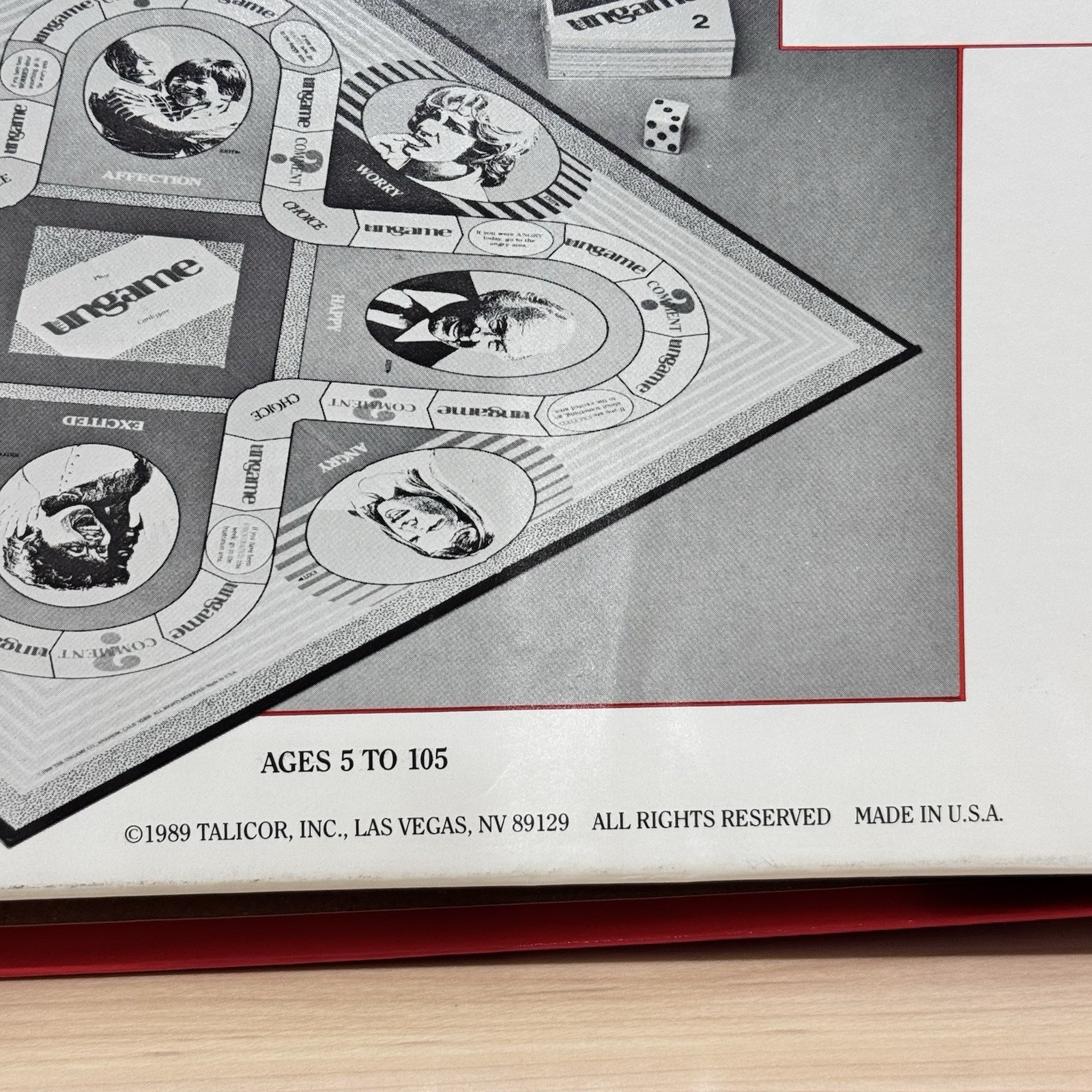 1989 Vintage THE UNGAME Board Game Christian Version – by Talicor Inc. Complete