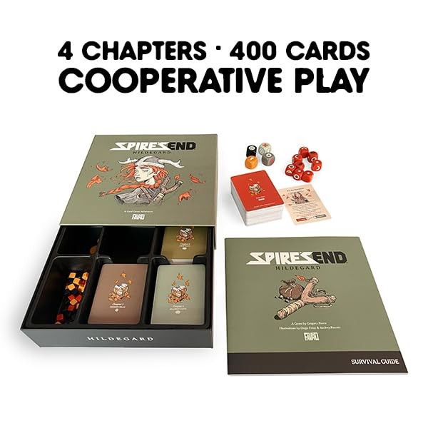 Spire’s End Hildegard Card Game, Add to Your ChooseYourPath Adventure and Str…