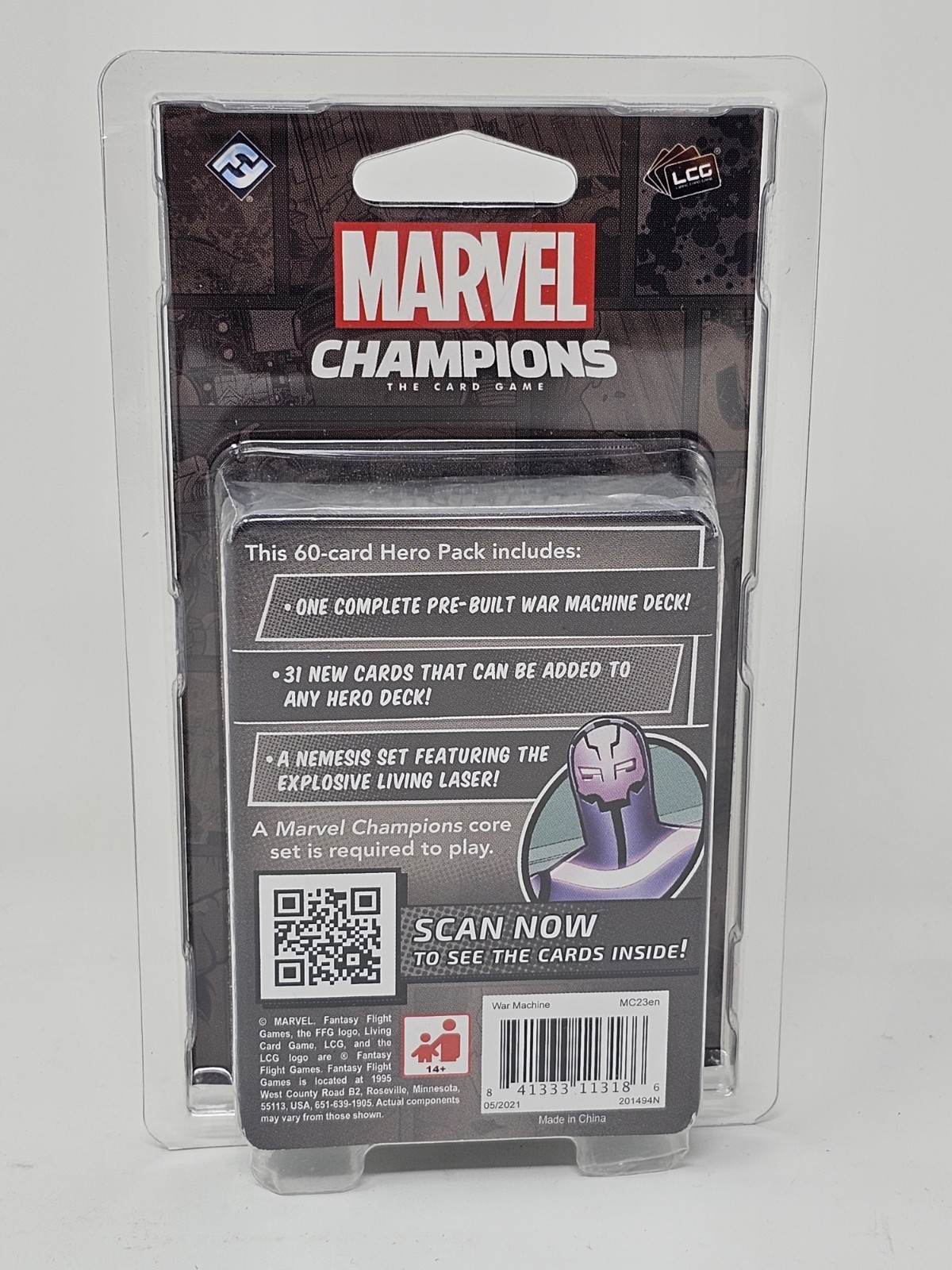 Marvel Champions War Machine Hero Pack | SEALED CARDS | FFG LCG | OOP And RARE