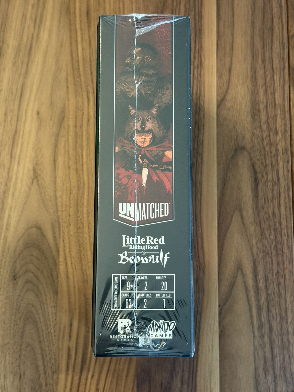 Unmatched: Little Red Riding Hood vs Beowulf • Restoration Games / Mondo • NEW