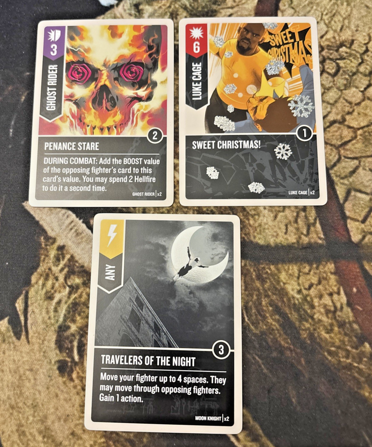 Unmatched Redemption Row Dice Tower 2025 Foil Promo Cards