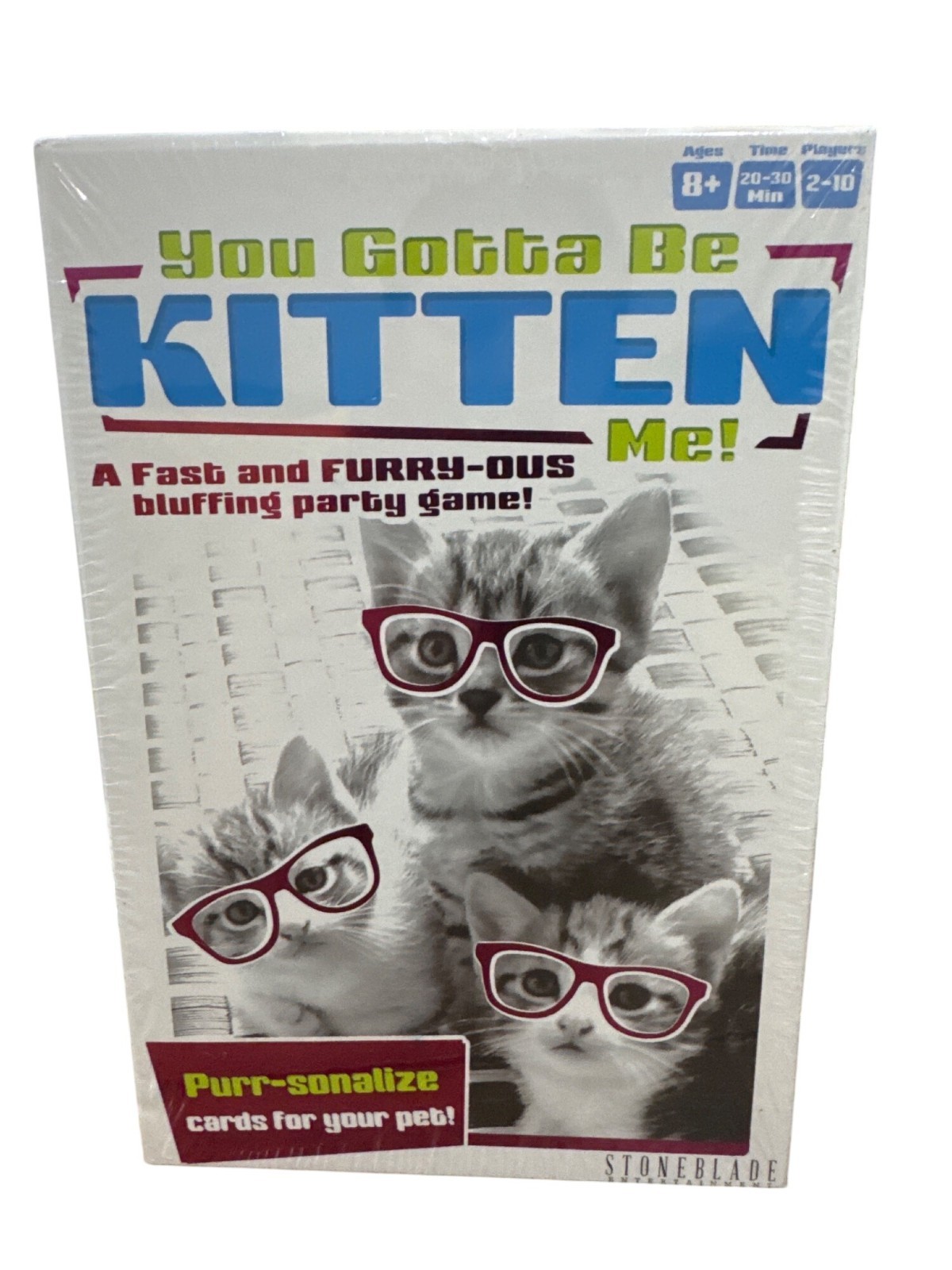 You Gotta Be Kitten Me! Party Game Ages 8+ 2-10 Players 20-30 Min By Stoneblade