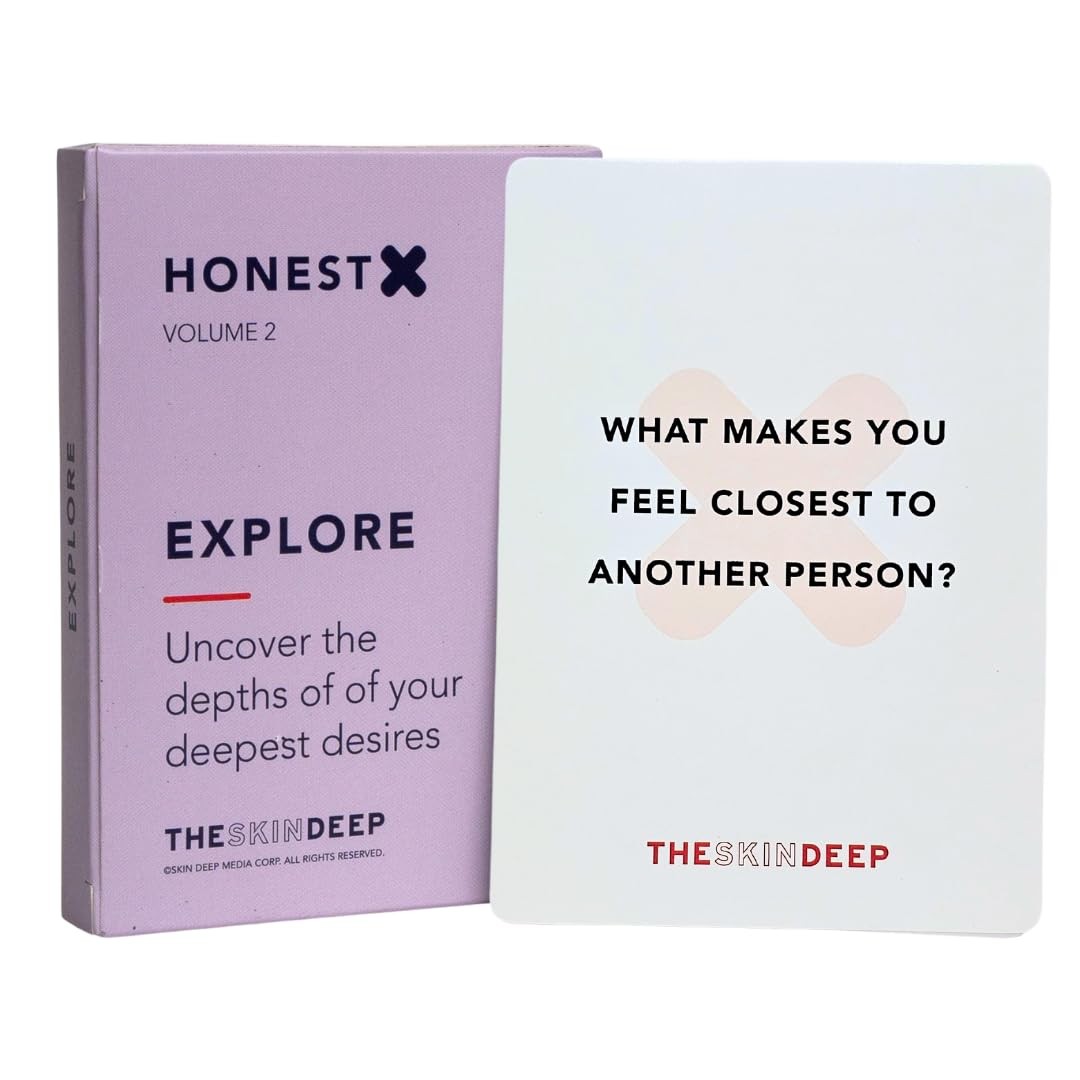 Honest X Intimacy Card Game (3 Decks) – Couples Games for Adults to Explore I…