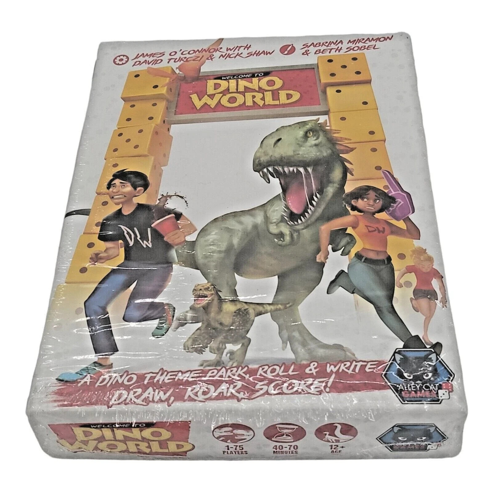 Alley Cat Games Dice Game Welcome to Dino World Ages 12 and Up