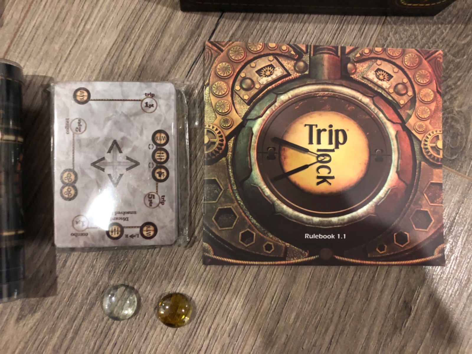 Trip Lock board game Carlson Chip Theory (some components are still sealed)