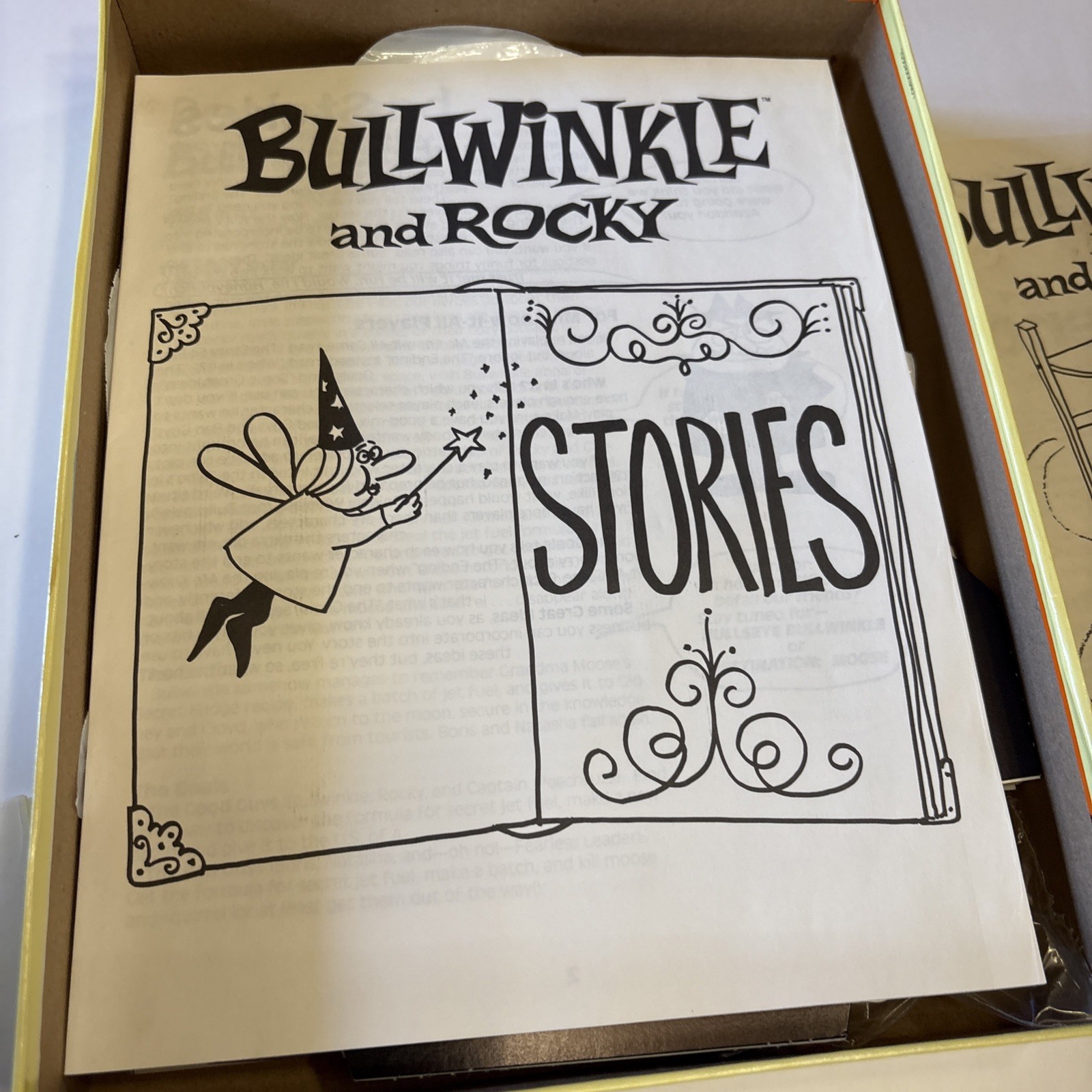 BullWinkle and Rocky Role Playing Party Game 1988 TSR