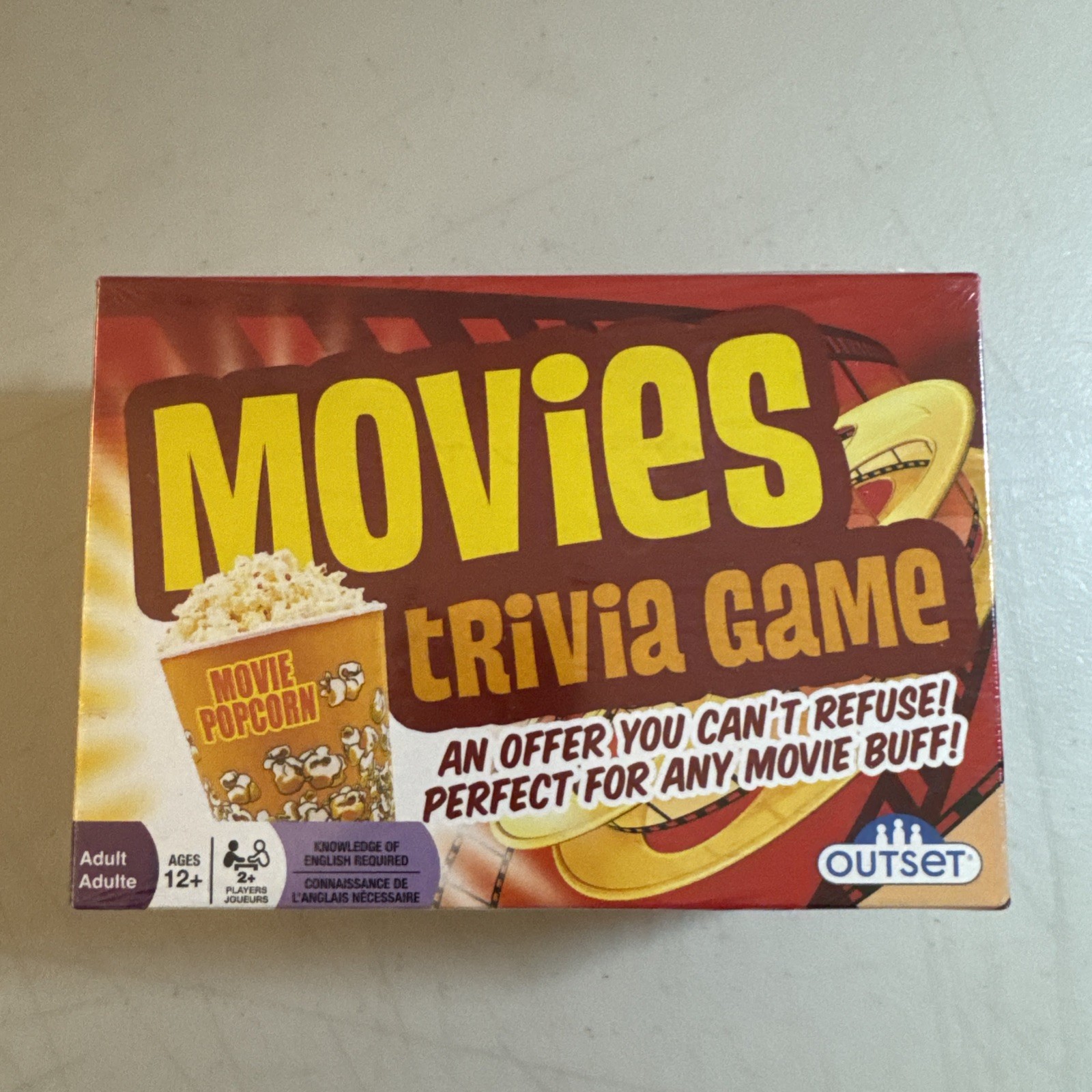 Outset Movies Trivia Game Brand New Sealed