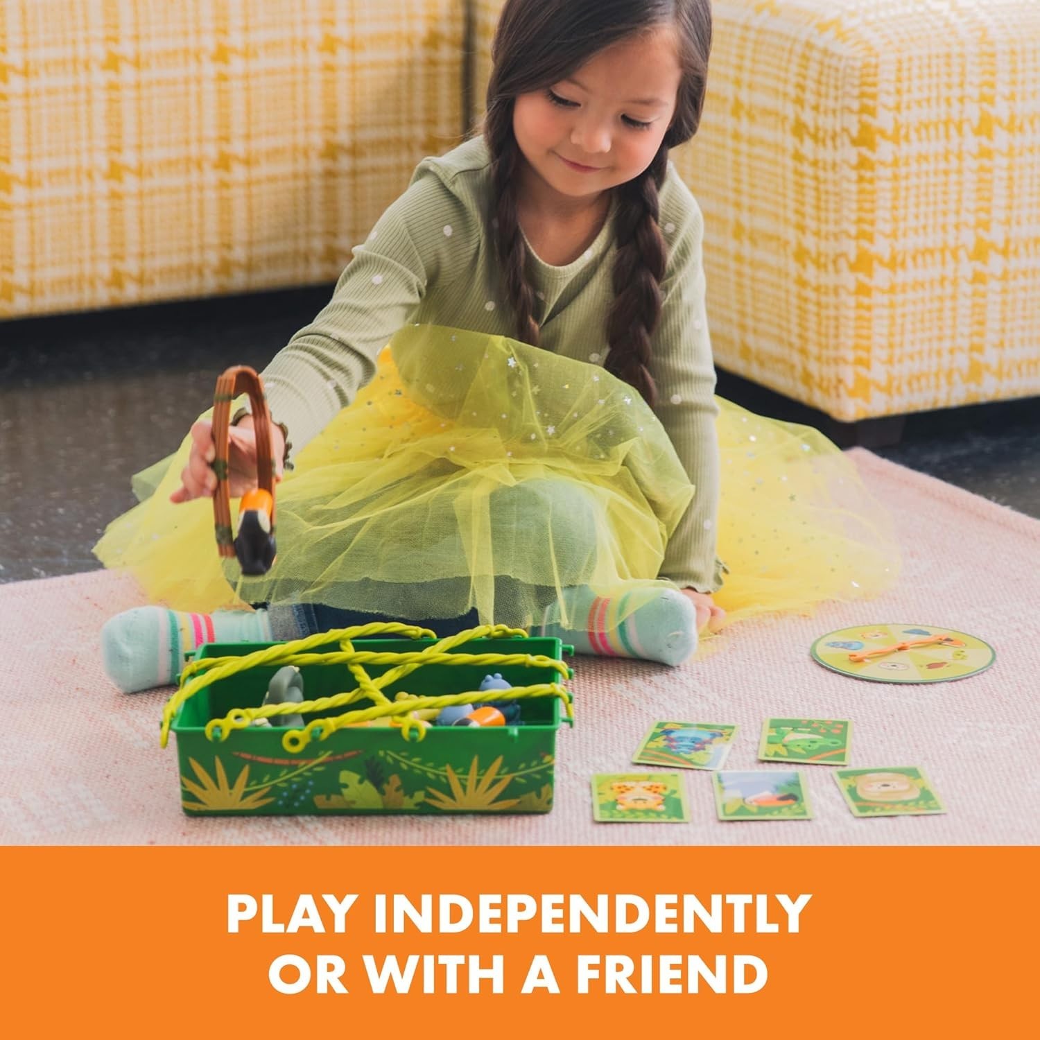 Jungle Rescue – Cute Preschool Board Games for Kids, Toddler Fine Motor Skills,