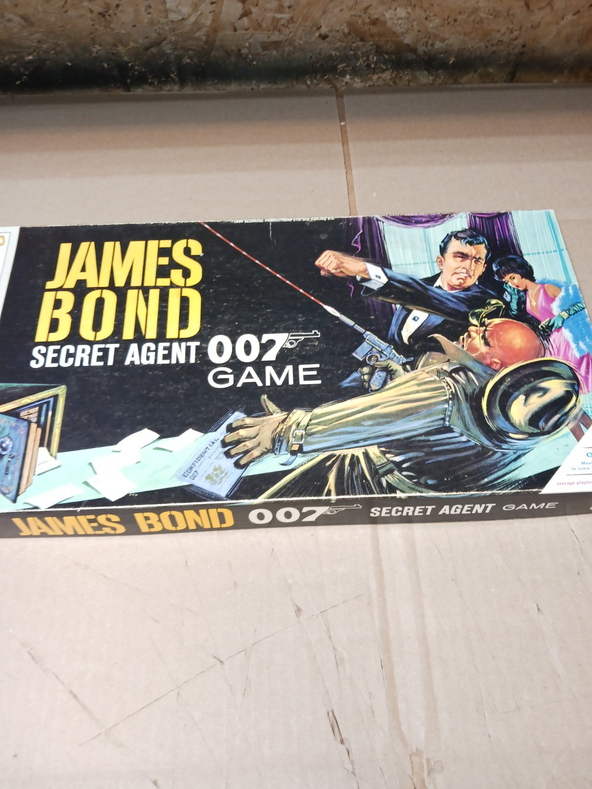 MTB Boardgame James Bond Secret Agent 007 Game Box 100% Complete. Good Condition