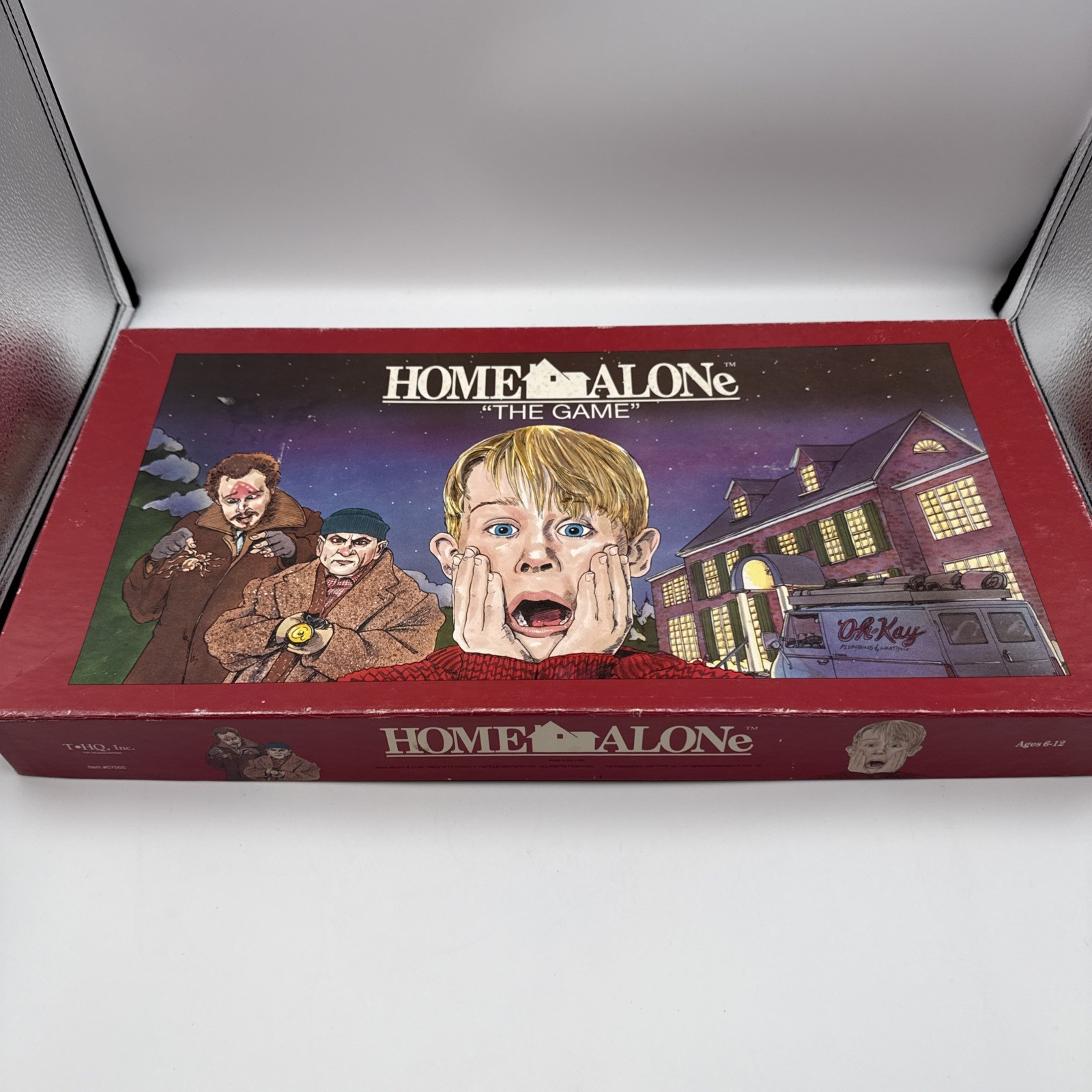Home Alone Board Game 1991 THQ Complete 97/100 Tiles Movie Game Vintage