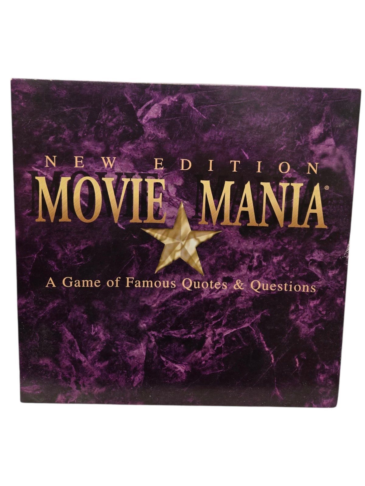 Unisex Unbranded Movie Mania Board Game One Size Purple Gold NEW