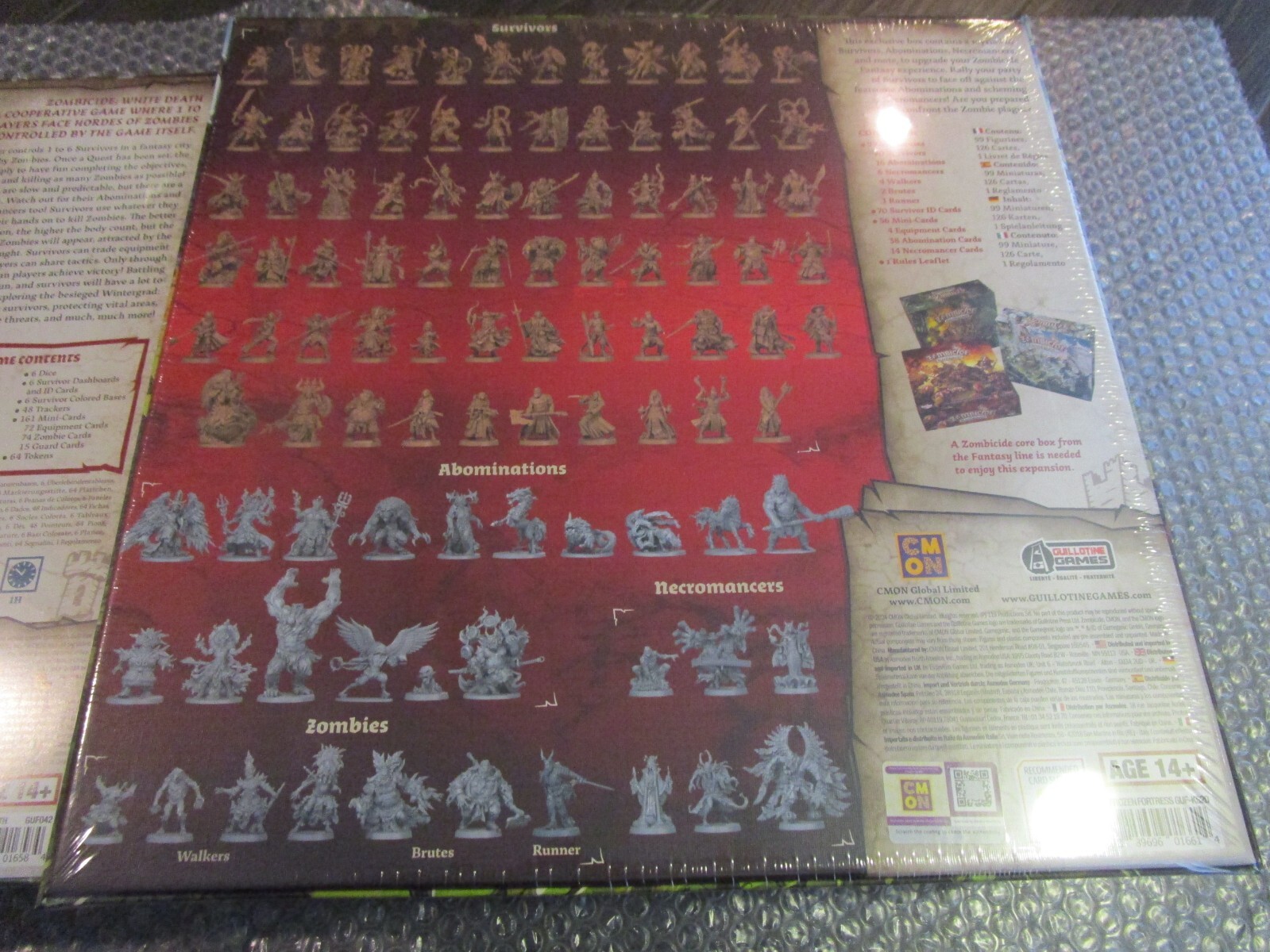 NEW Zombicide White Death Frozen Fortress Pledge Kickstarter Exclusive SEALED