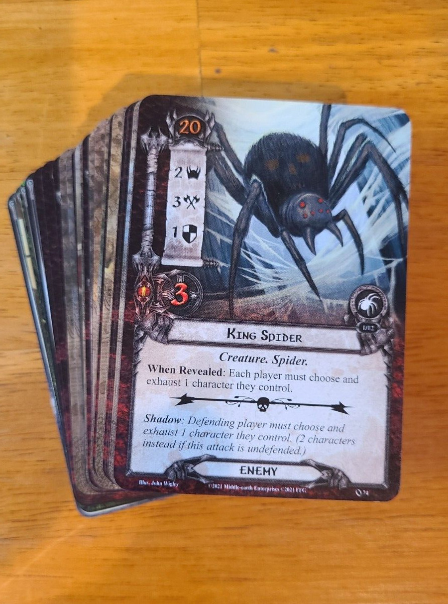 The Lord of Rings LotR Card Game LCG REVISED Core Set Boon Burden Campaign Cards