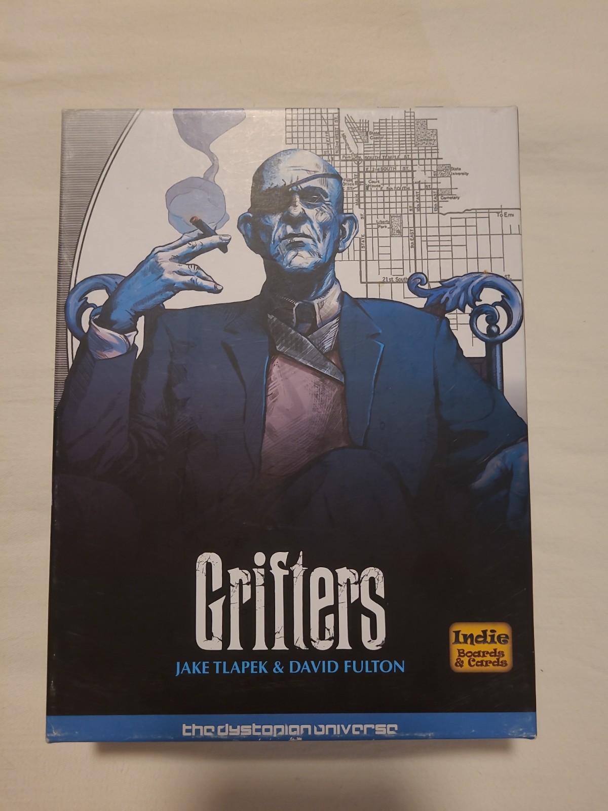Grifters Card Game Indie Boards & Cards Dystopian Universe Hand Building Game