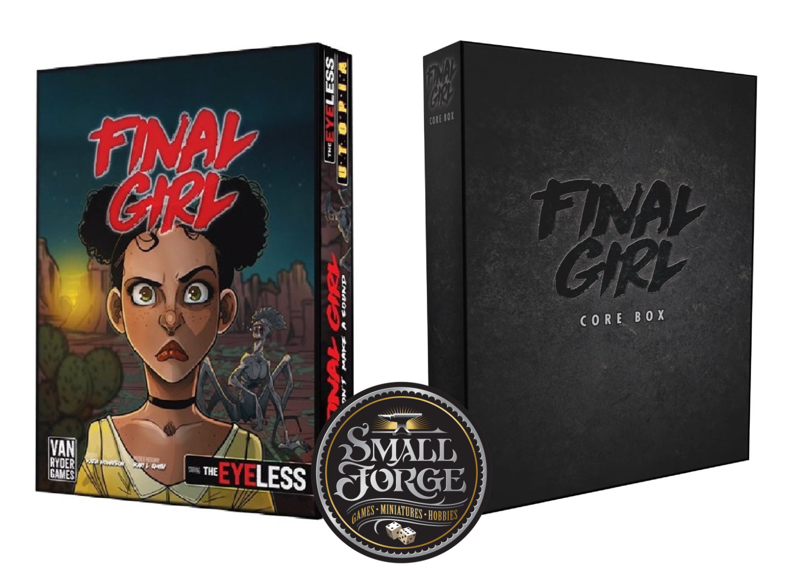 Final Girl: Don’t Make A Sound & Core Box. FG015 & FG000. Single Player Game