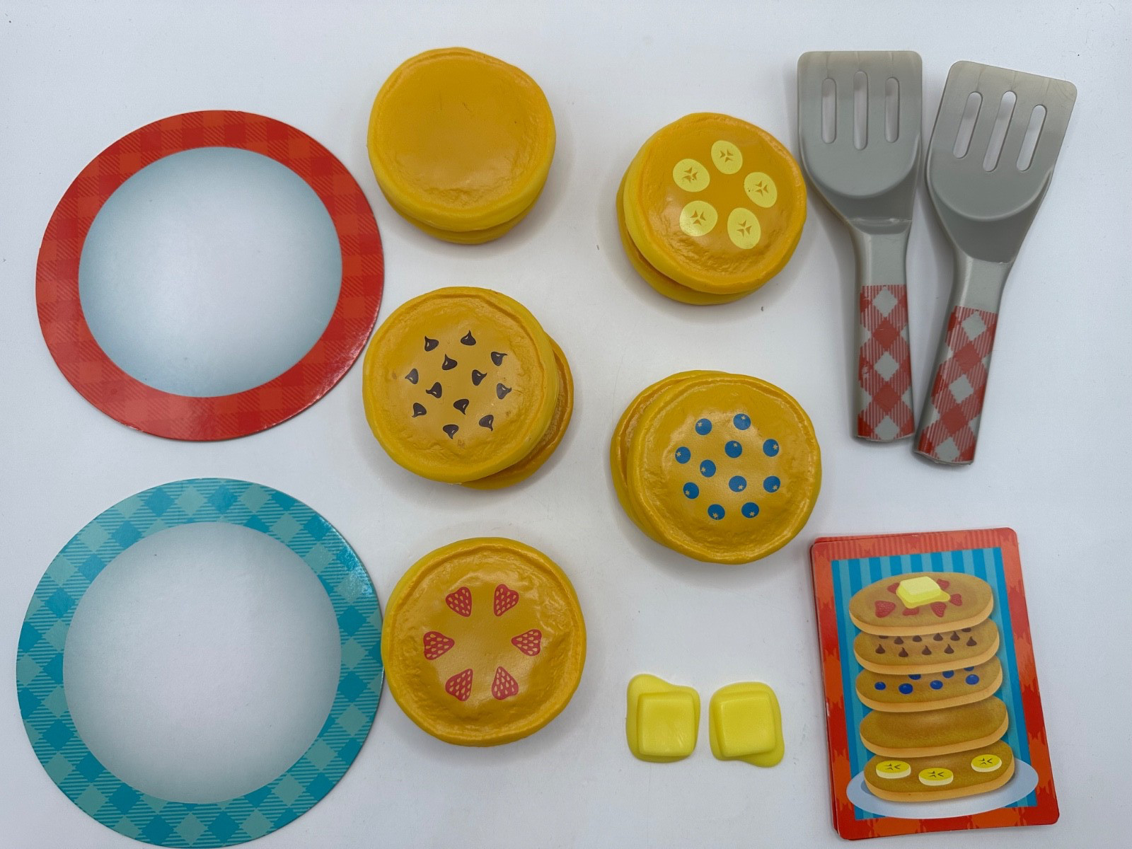 Educational Insights Pancake Pile-Up Relay Race Game COMPLETE Ages 4+ 2-12 Plyrs