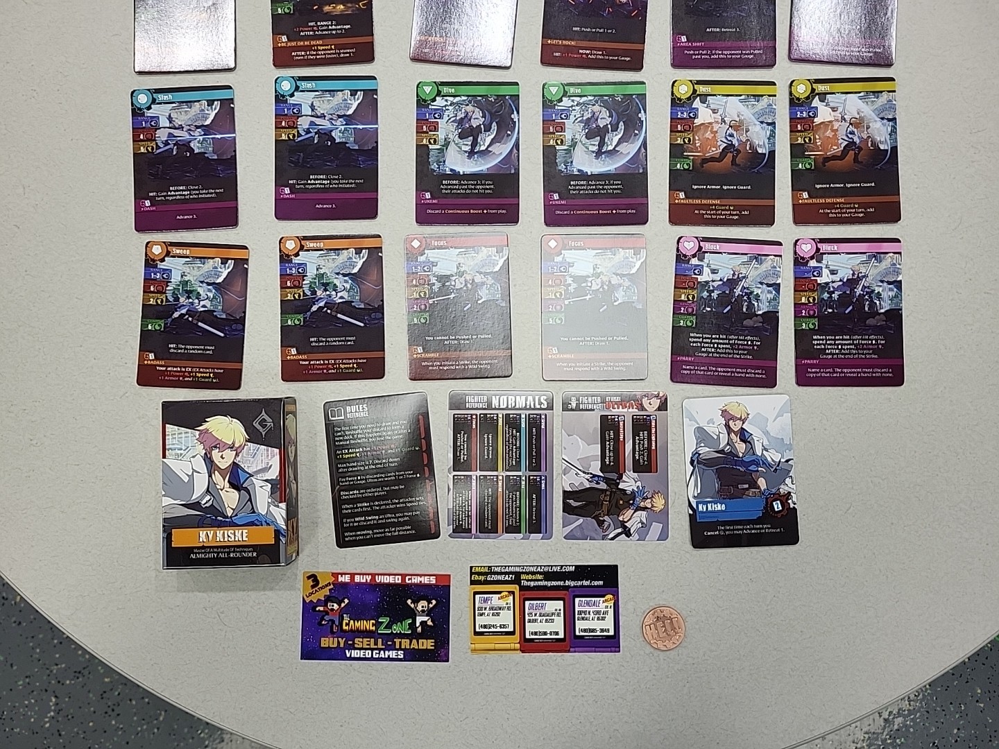 Guilty Gear Strive Board Game – Demo Deck