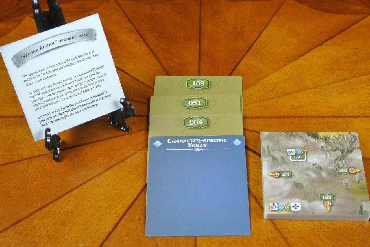 7th CONTINENT Kickstarter Edition UPGRADE PACK for 1st Edition Basebox Games