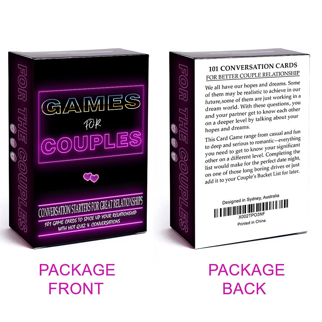 Couples Games – Conversation Starter Questions for Great Relationships – Fun Con