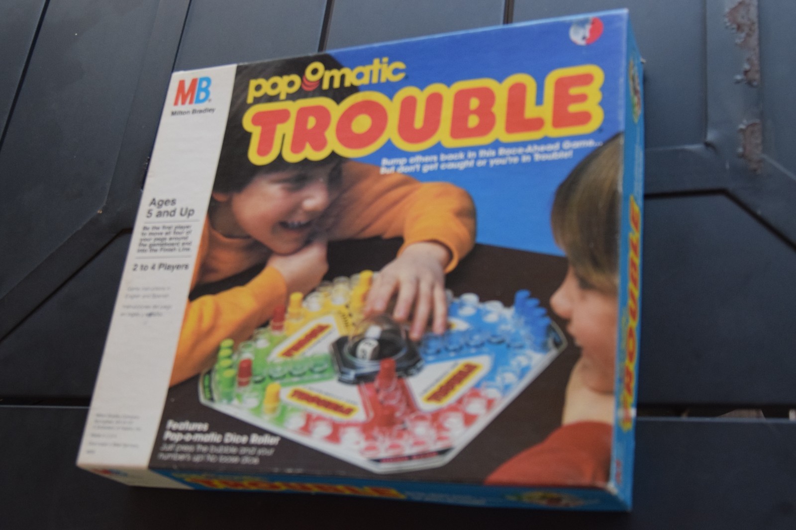 Vintage Pop O Matic Trouble Board Game (1986) Milton Bradley Complete & Working