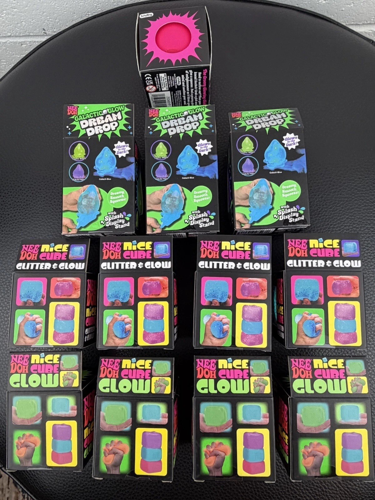 🔥NeeDoh Lot12 NiceCube Glitter,Super Solid,Dream Drop Galactic,Glow in the Dark