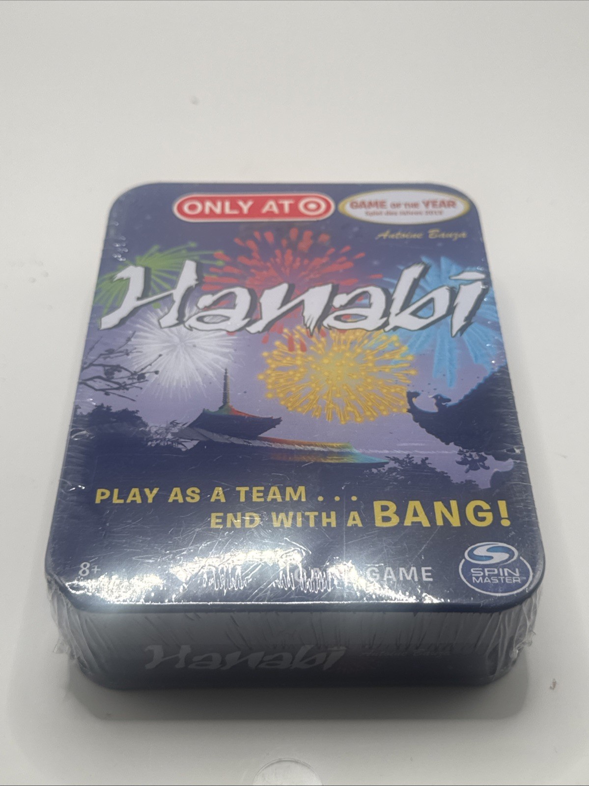 NEW SEALED Spin Master HANABI Card Game w/ Travel Tin Case Target Exclusive