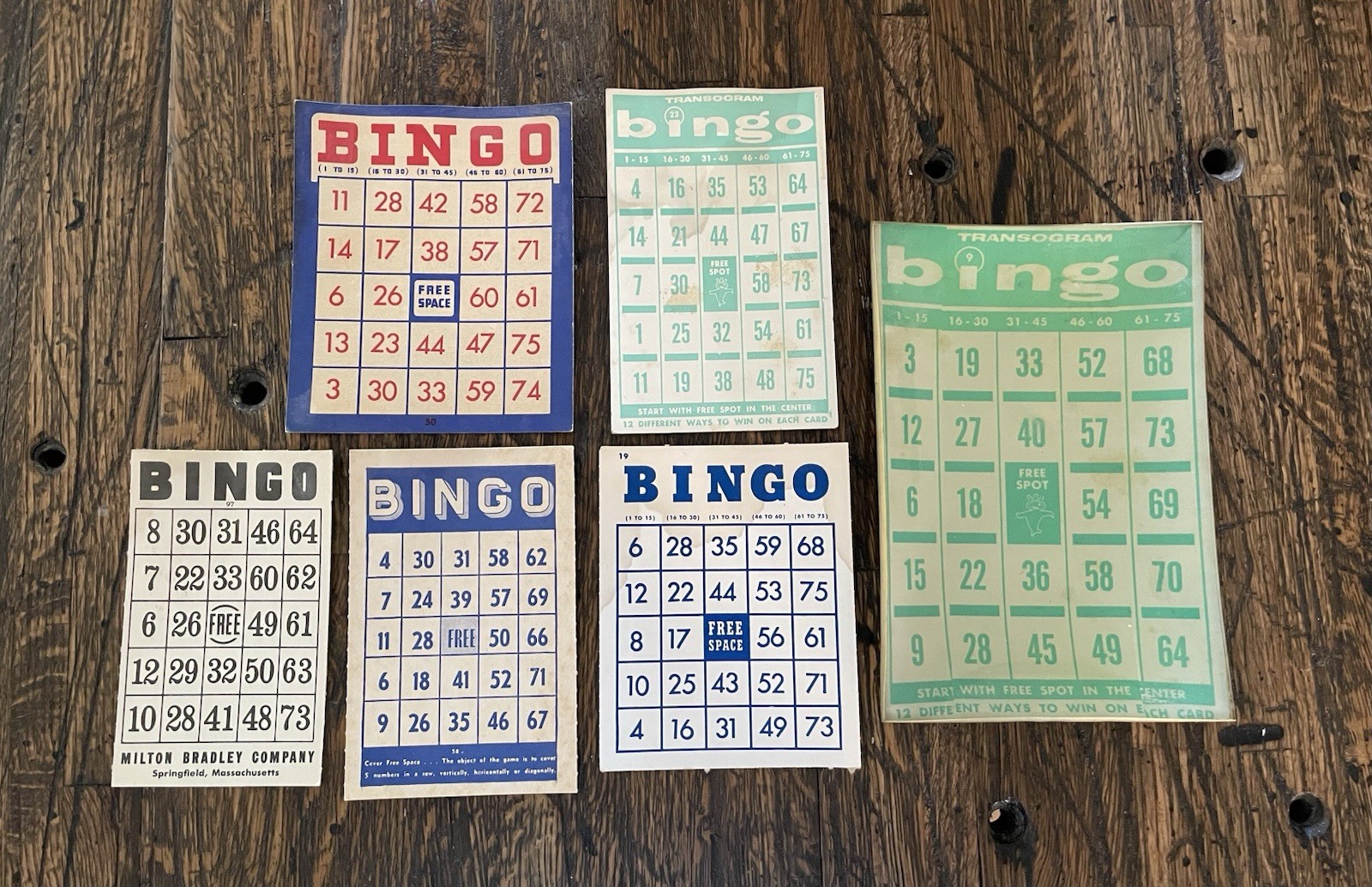 Vintage Bingo Cards + Bingo Trinket Tray