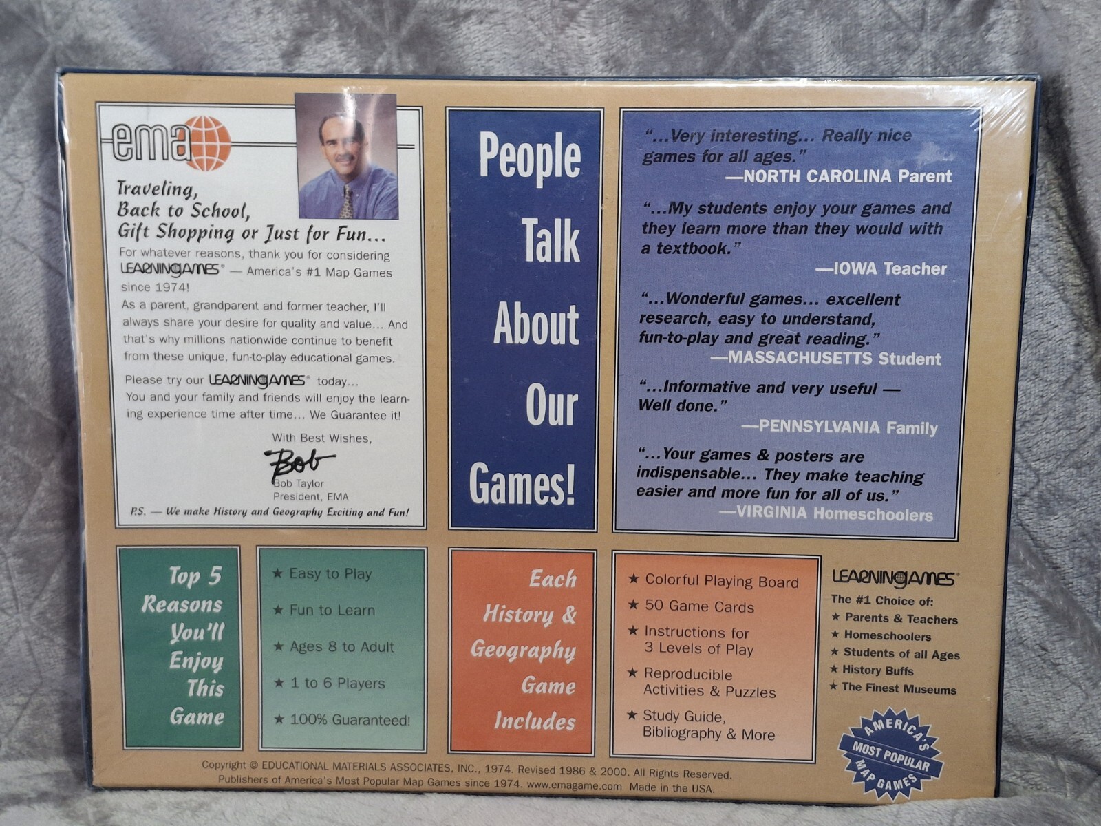 Civil War Game Learning History Geography Maps Educational Games Poster New