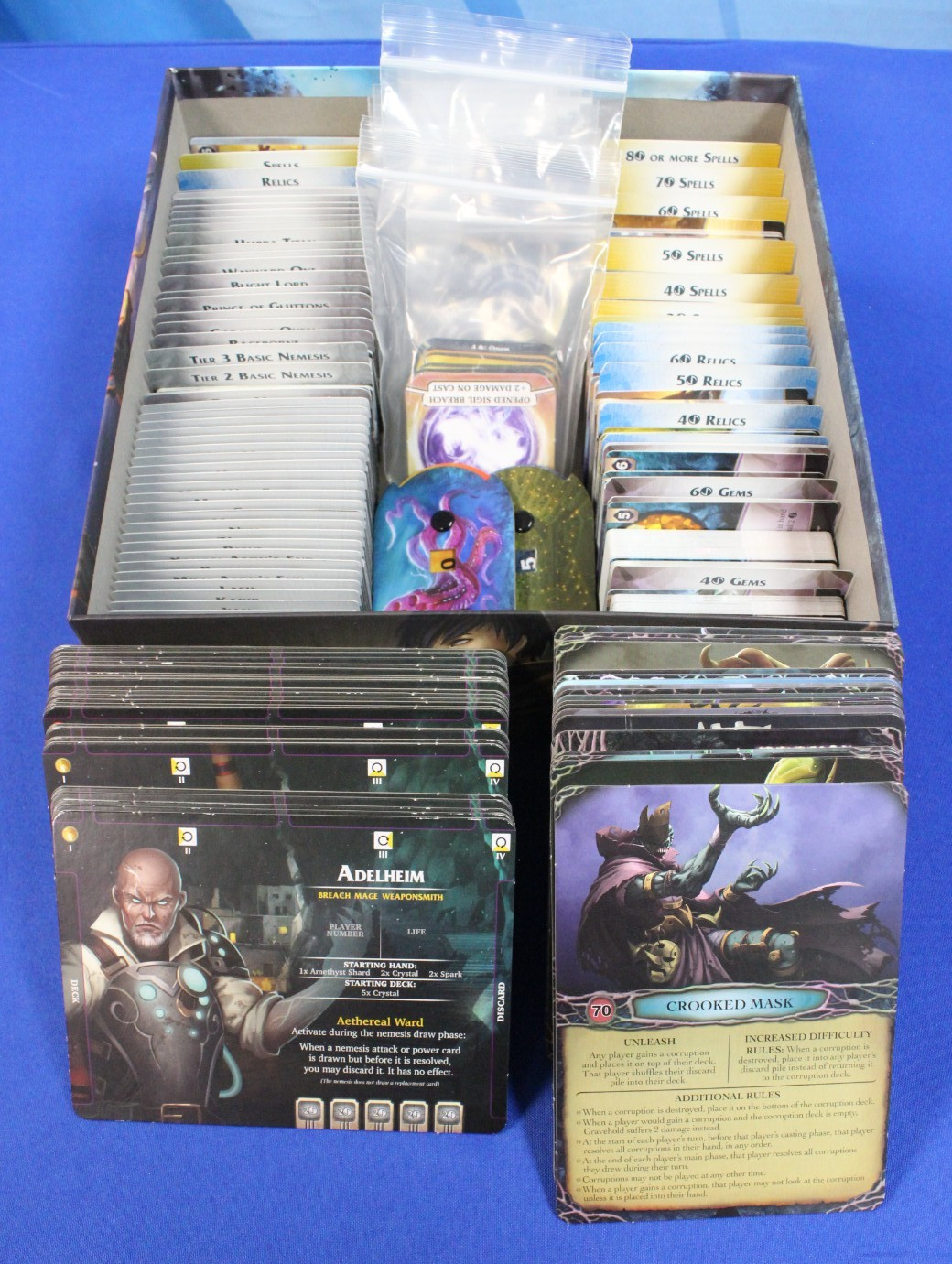 Indie Boards & Cards Aeons End 2nd Edition Expansion Accessory Kickstarter Lot