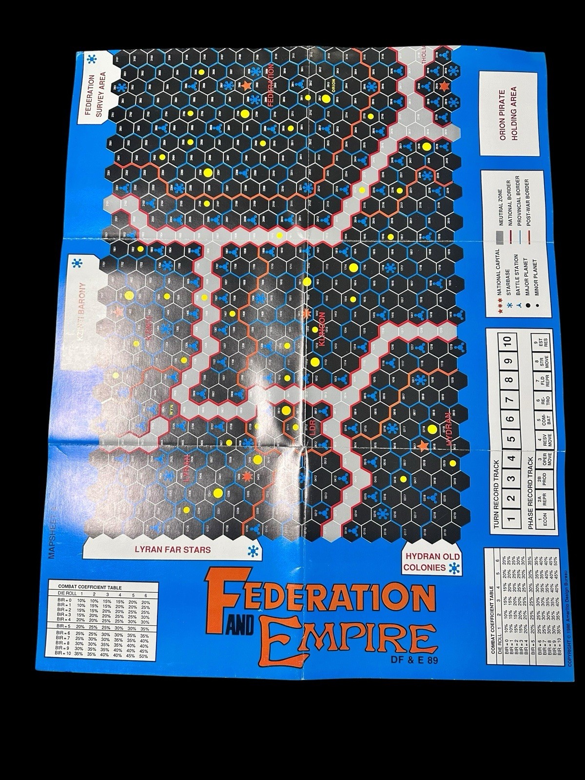Task Force Games # 5006 Federation and Empire War Strategy Game – Punched